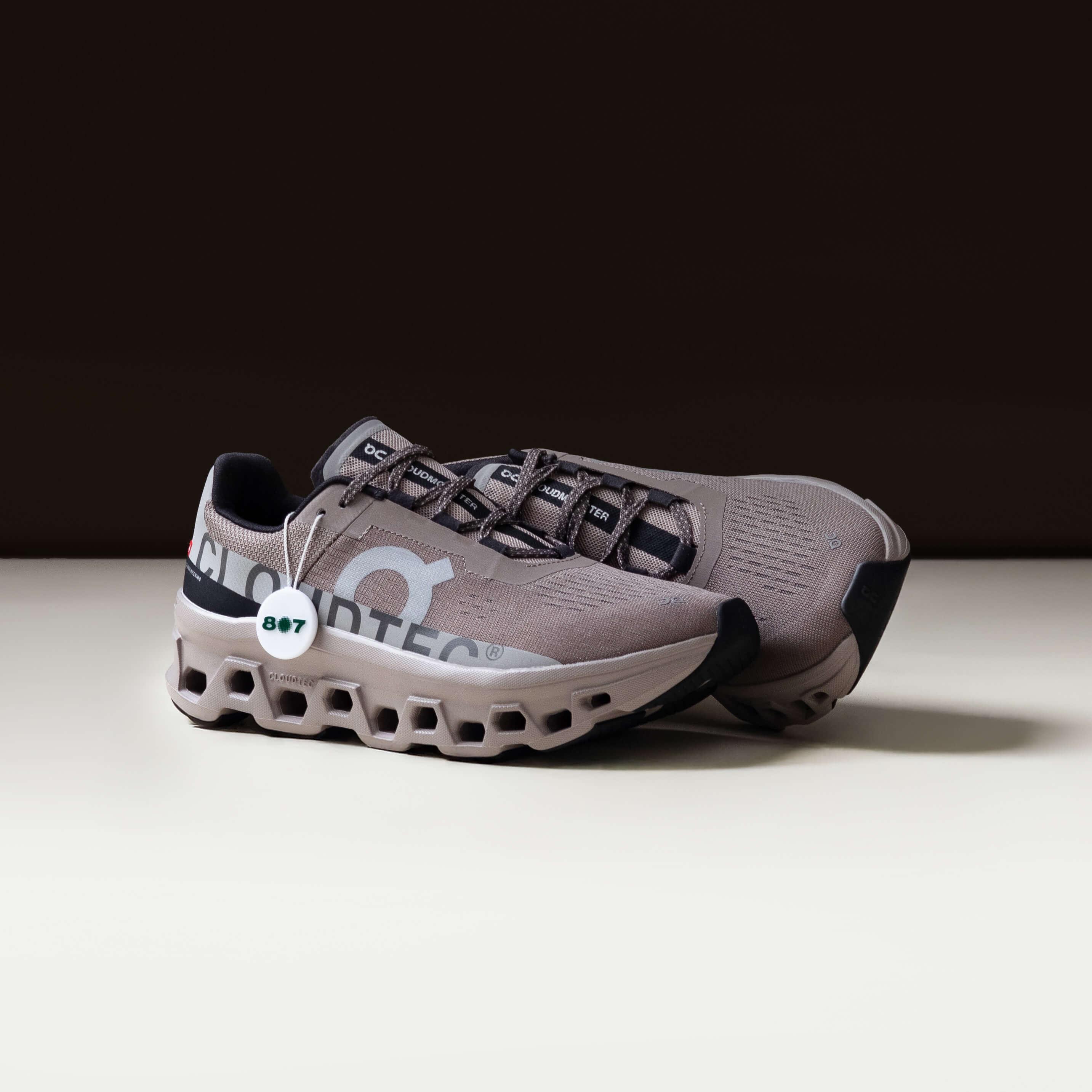 ON Cloudmonster Cinder Fog Brown