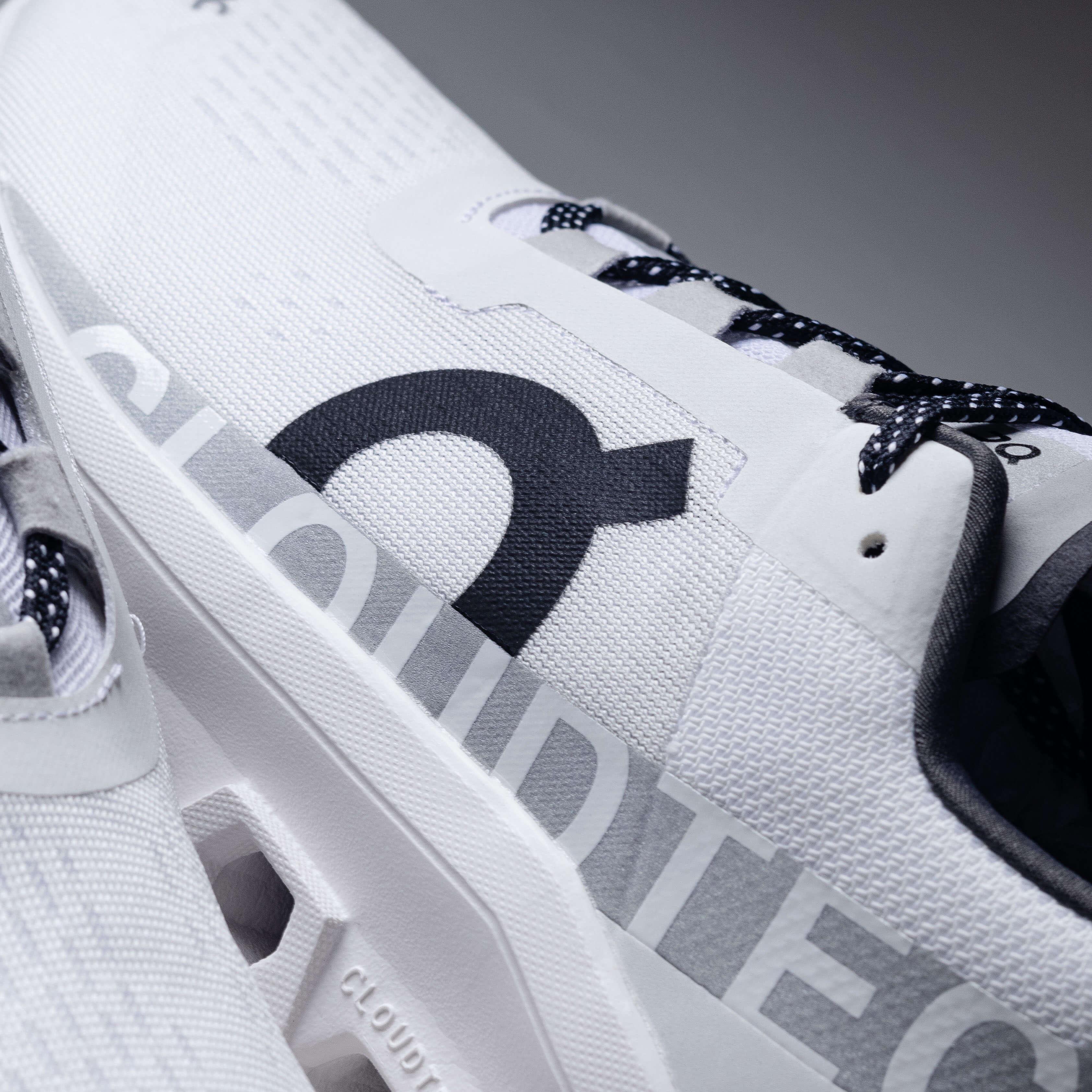 ON Cloudmonster White Black 