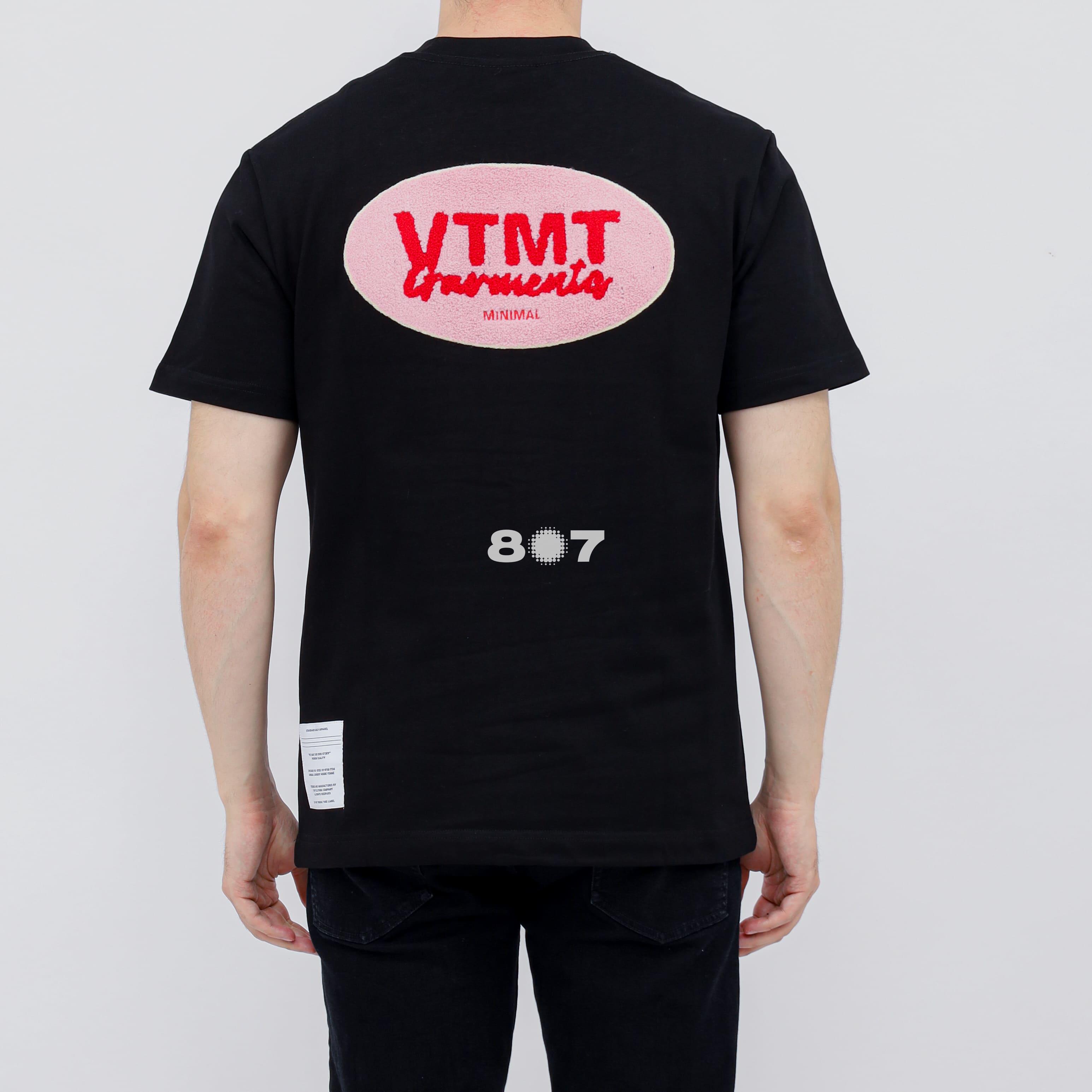 VTMT Circle Patch Tuft Black Tee