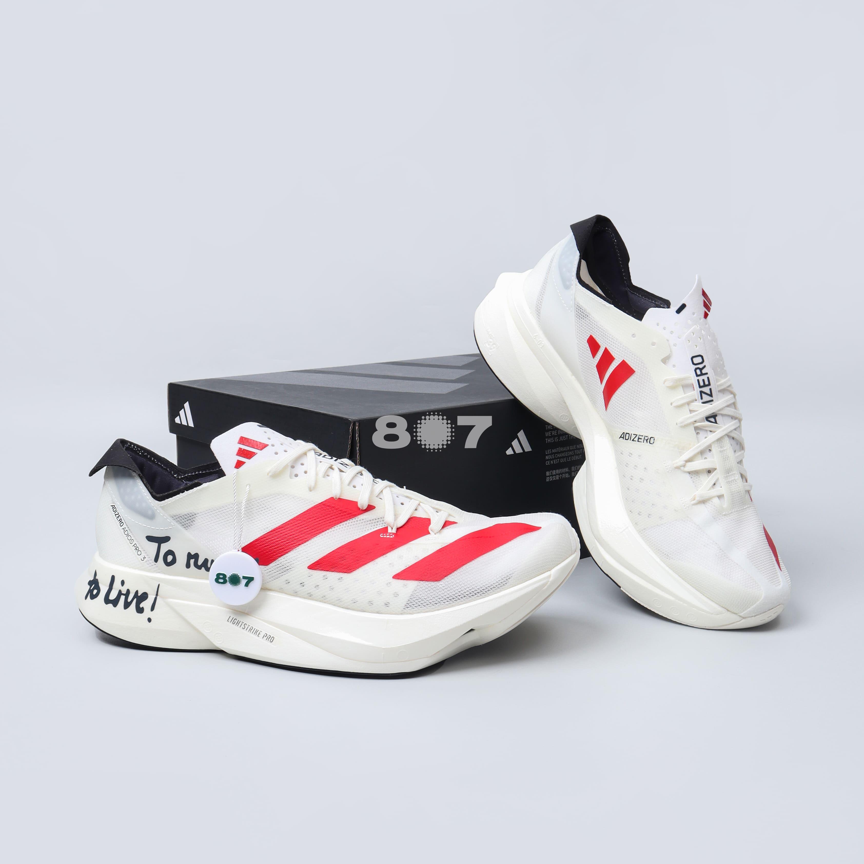 Adidas Adios Pro 3 To Run Is To Live Cream Red
