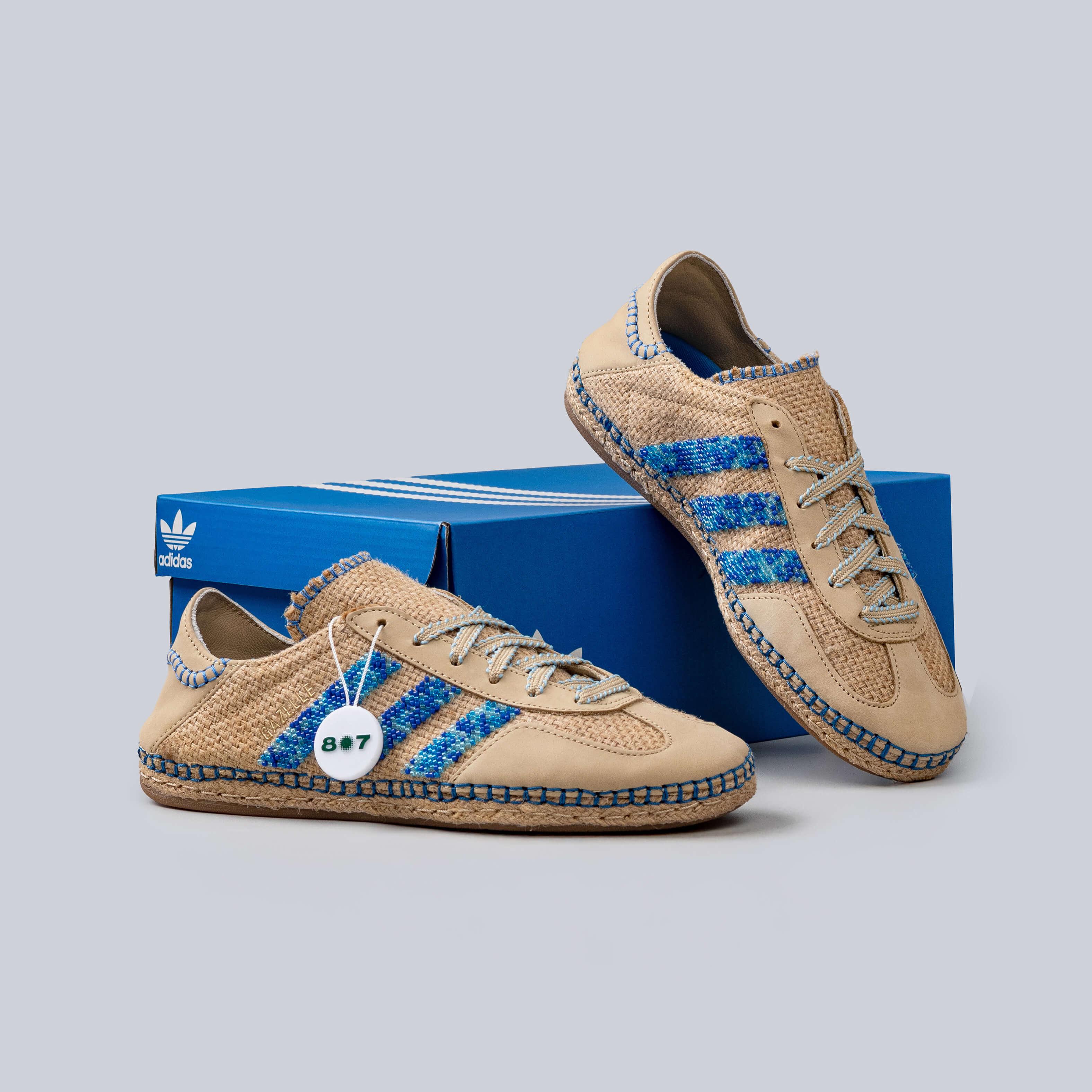 Adidas Gazelle CLOT Linen Khaki Brown