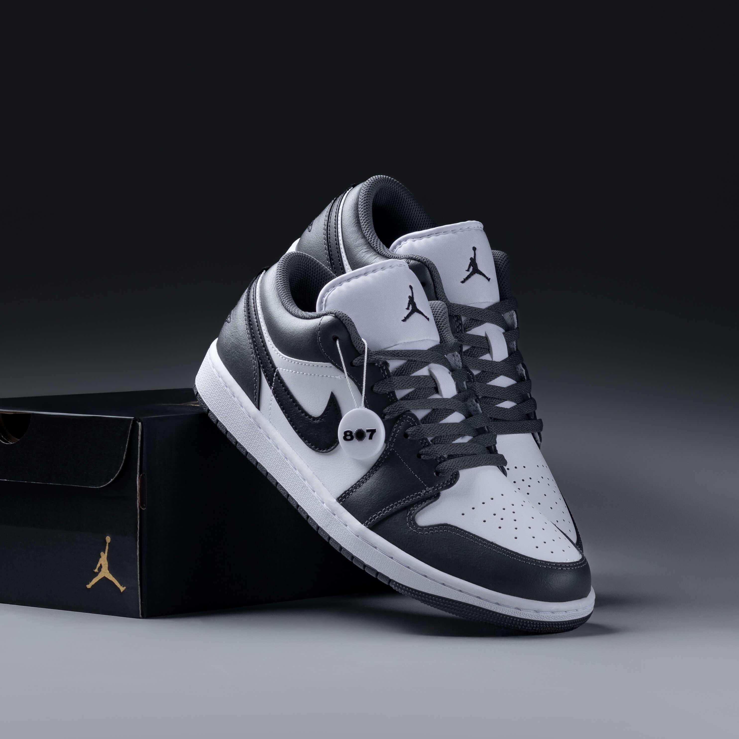 Air Jordan 1 Low Iron Grey White