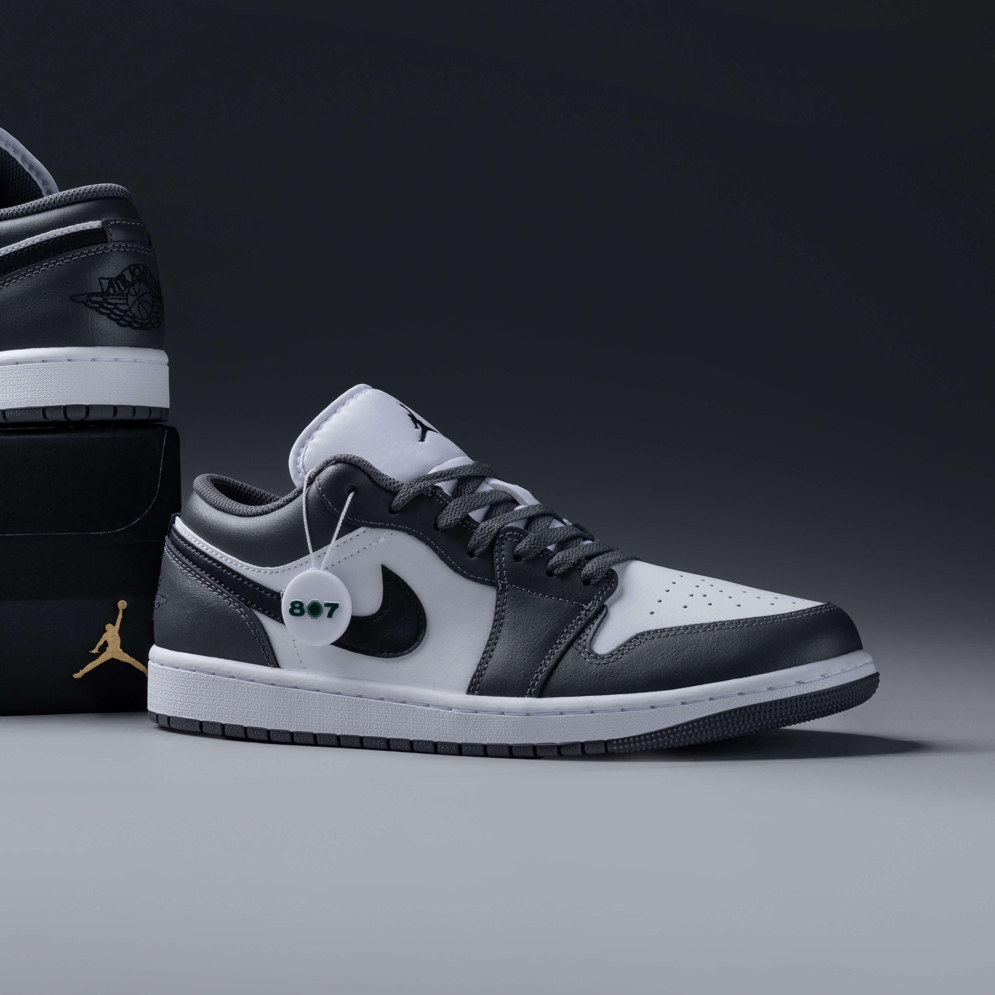 Air Jordan 1 Low Iron Grey White