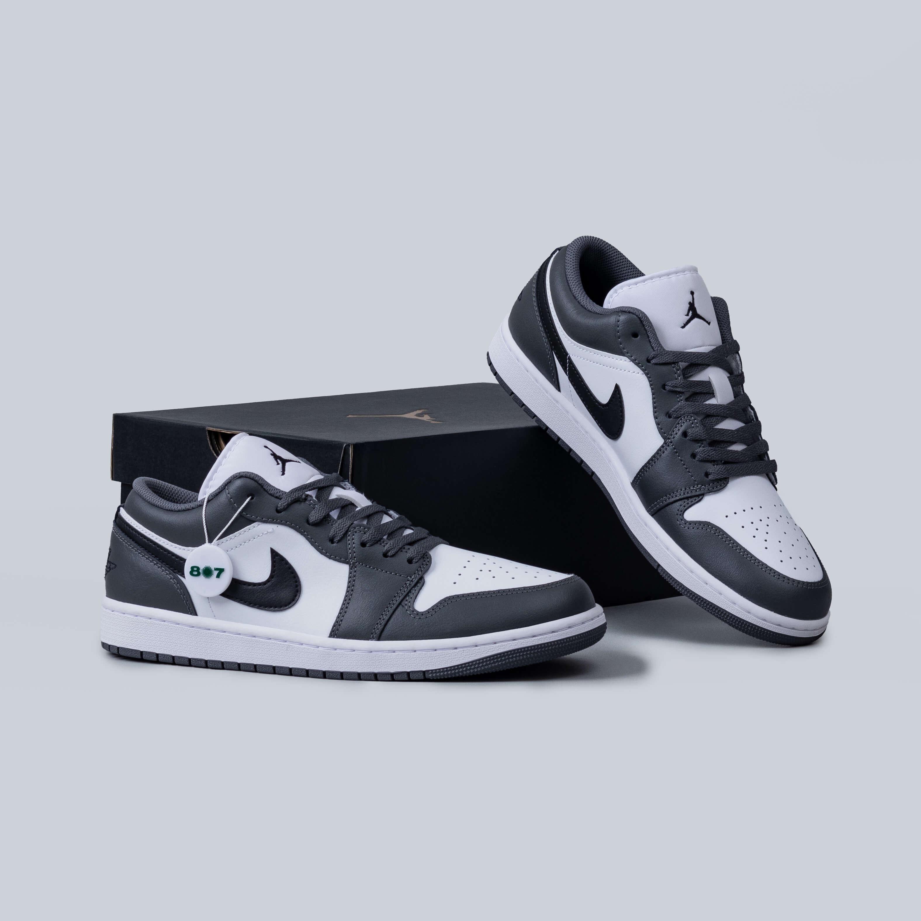 Air Jordan 1 Low Iron Grey White