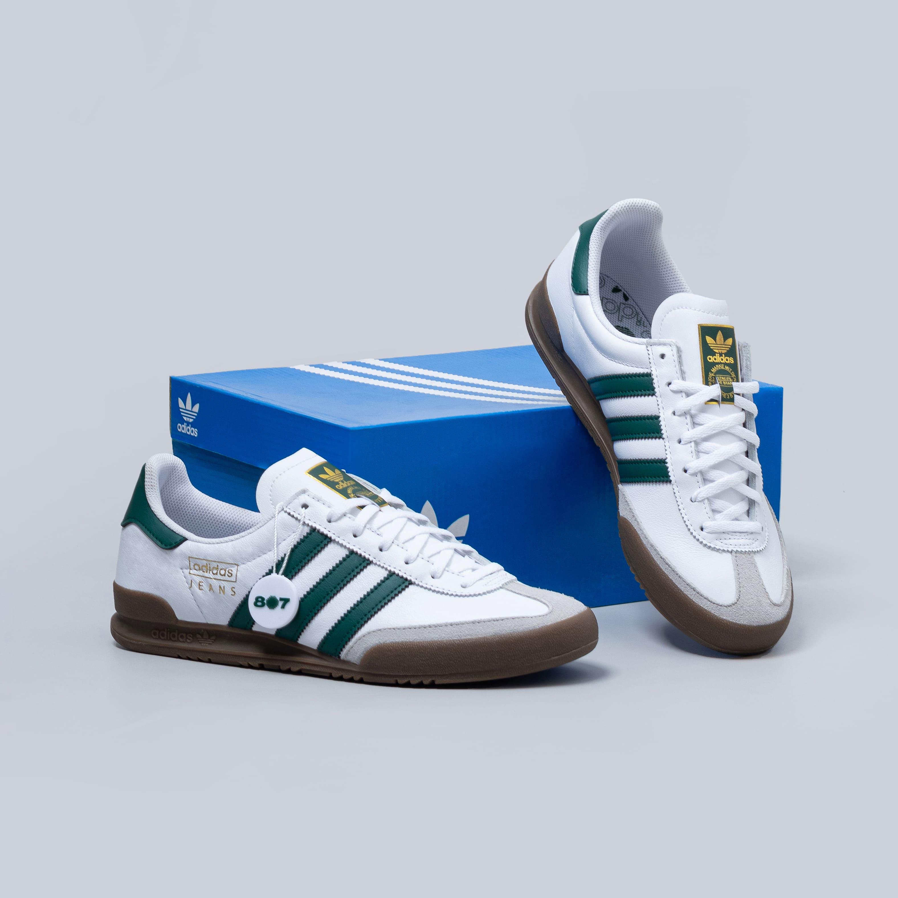 Adidas Jeans Trainers Green And White Mens Jeans Adidas Jeans 