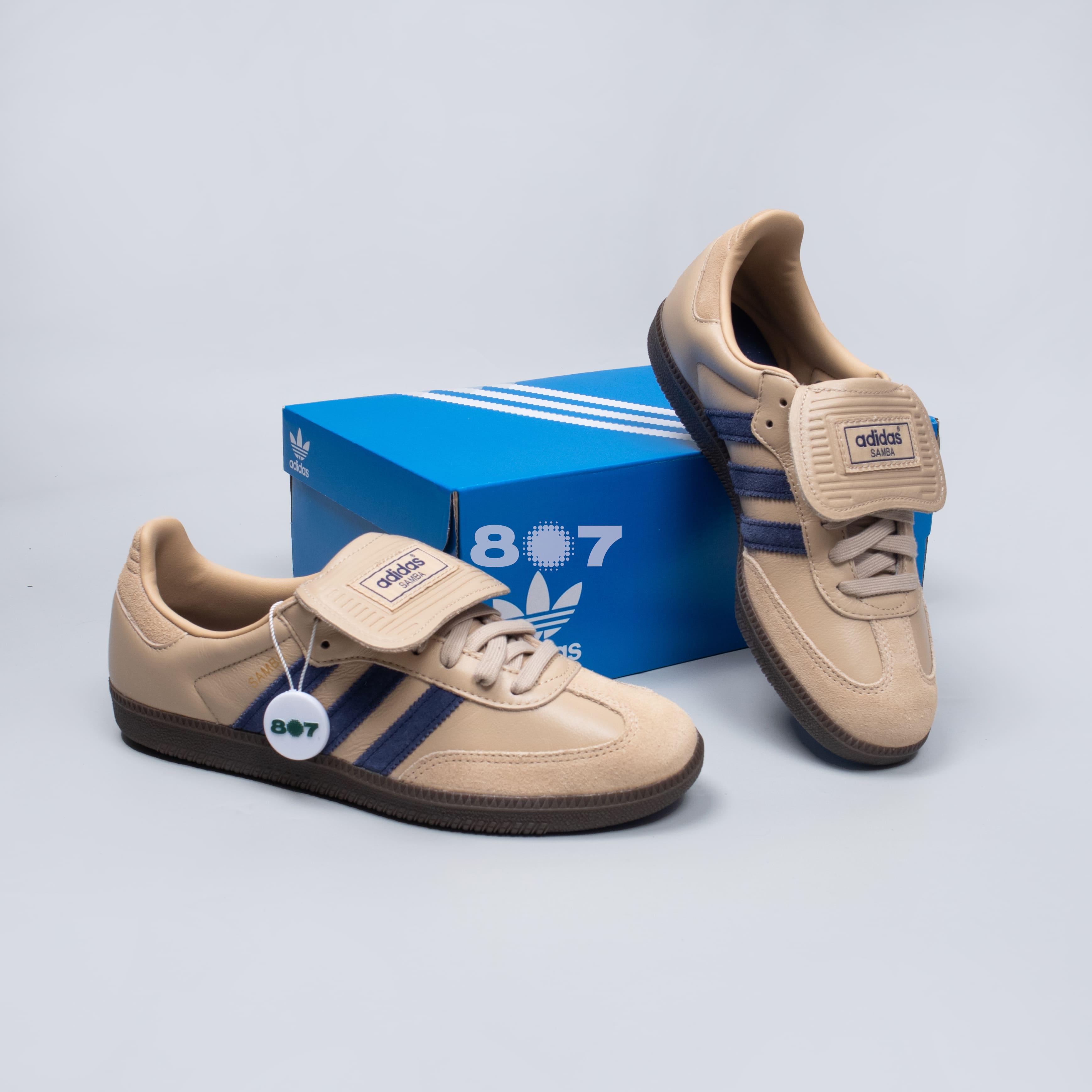Adidas Samba LT Beige Dark Blue Gum