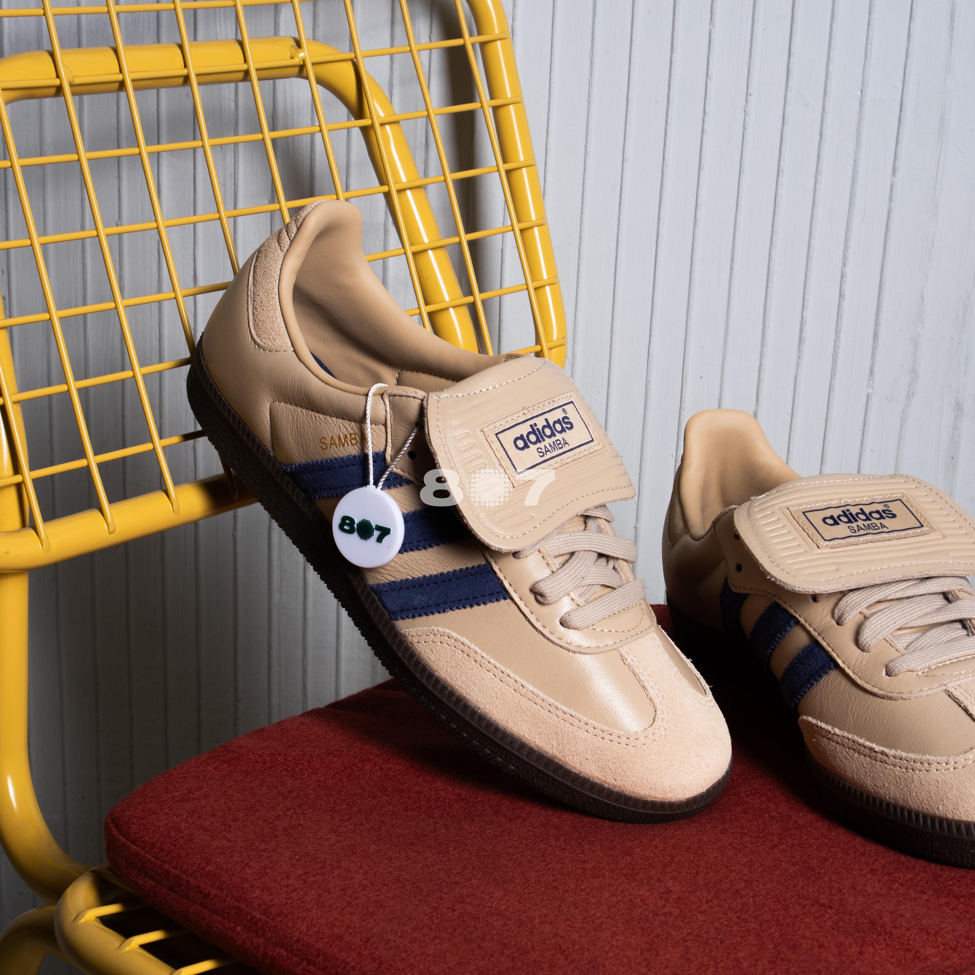 Adidas Samba LT Beige Dark Blue Gum