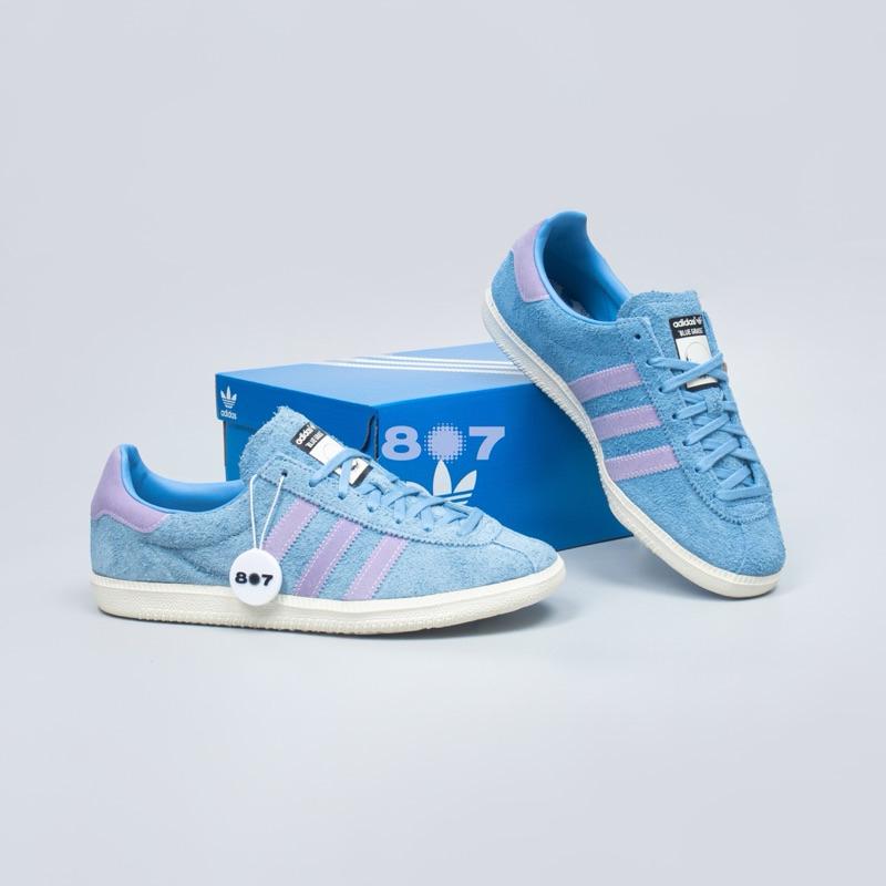 Adidas Blue Grass Light Blue Purple Tint
