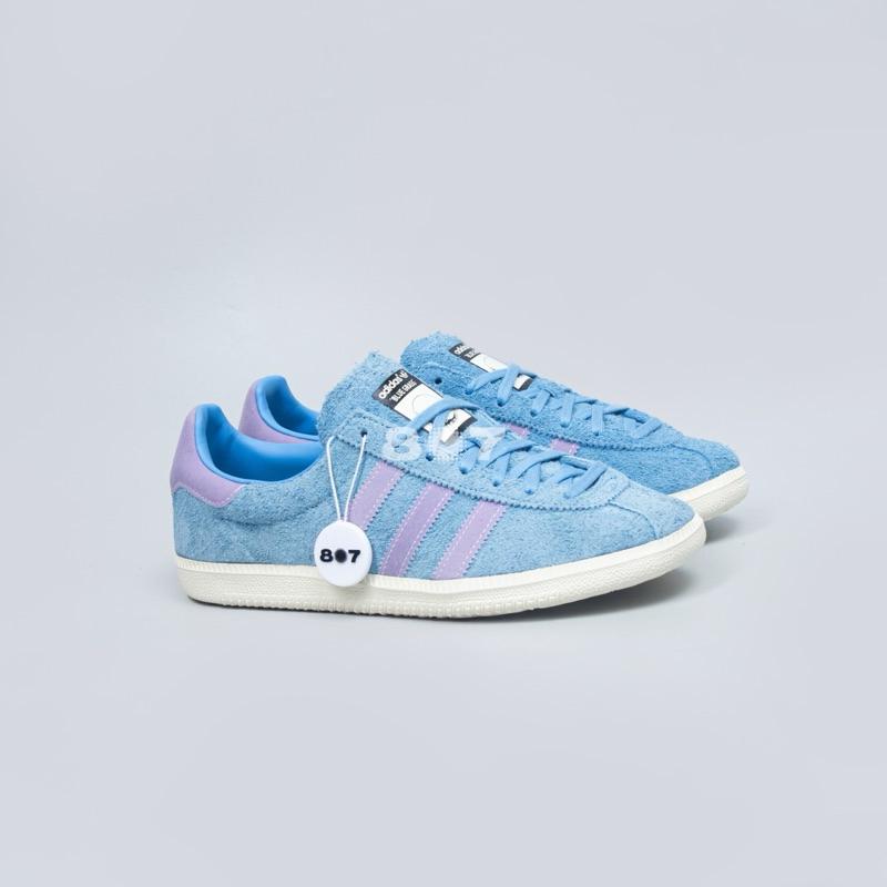 Adidas Blue Grass Light Blue Purple Tint