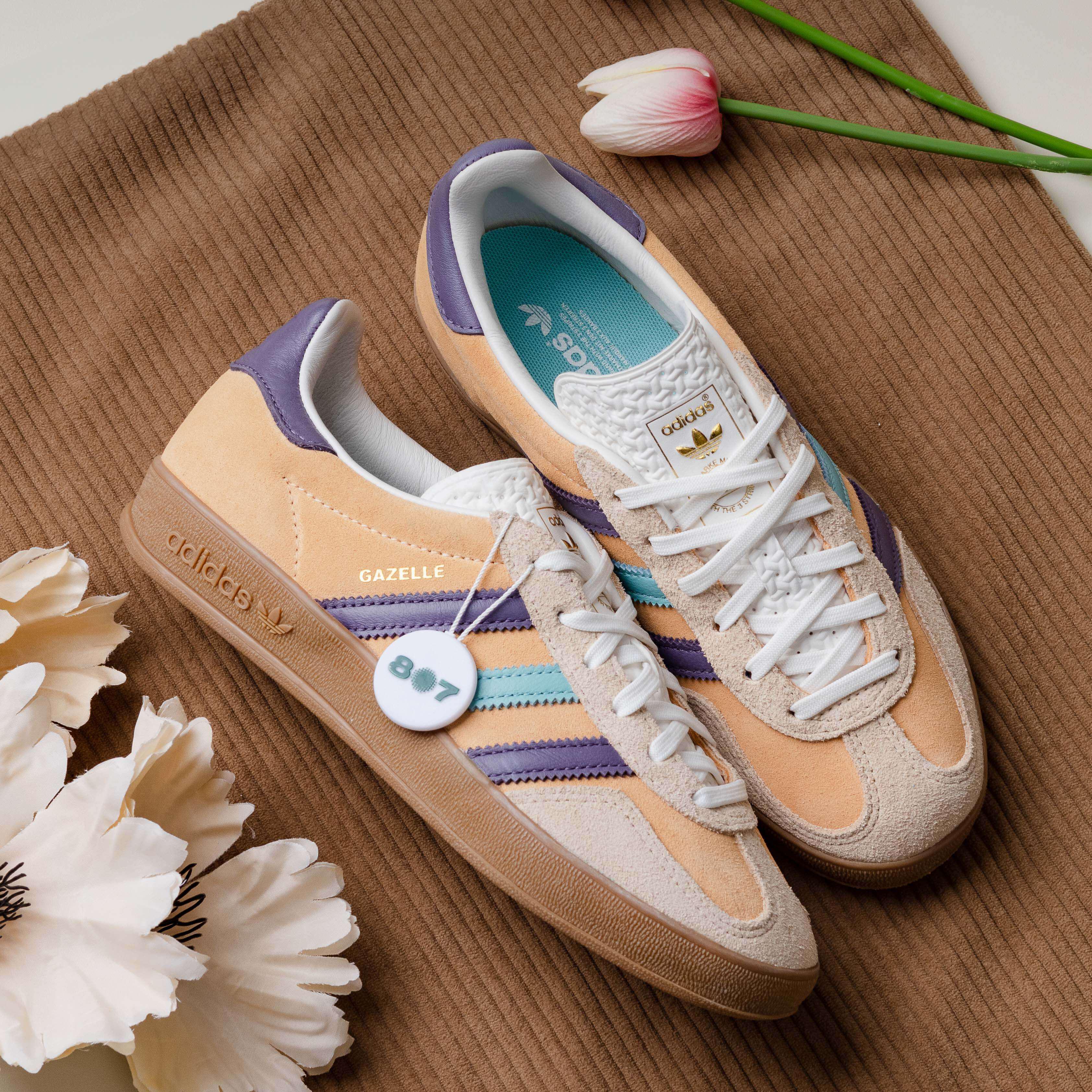 Adidas Gazelle Glow Orange Shadow Violet