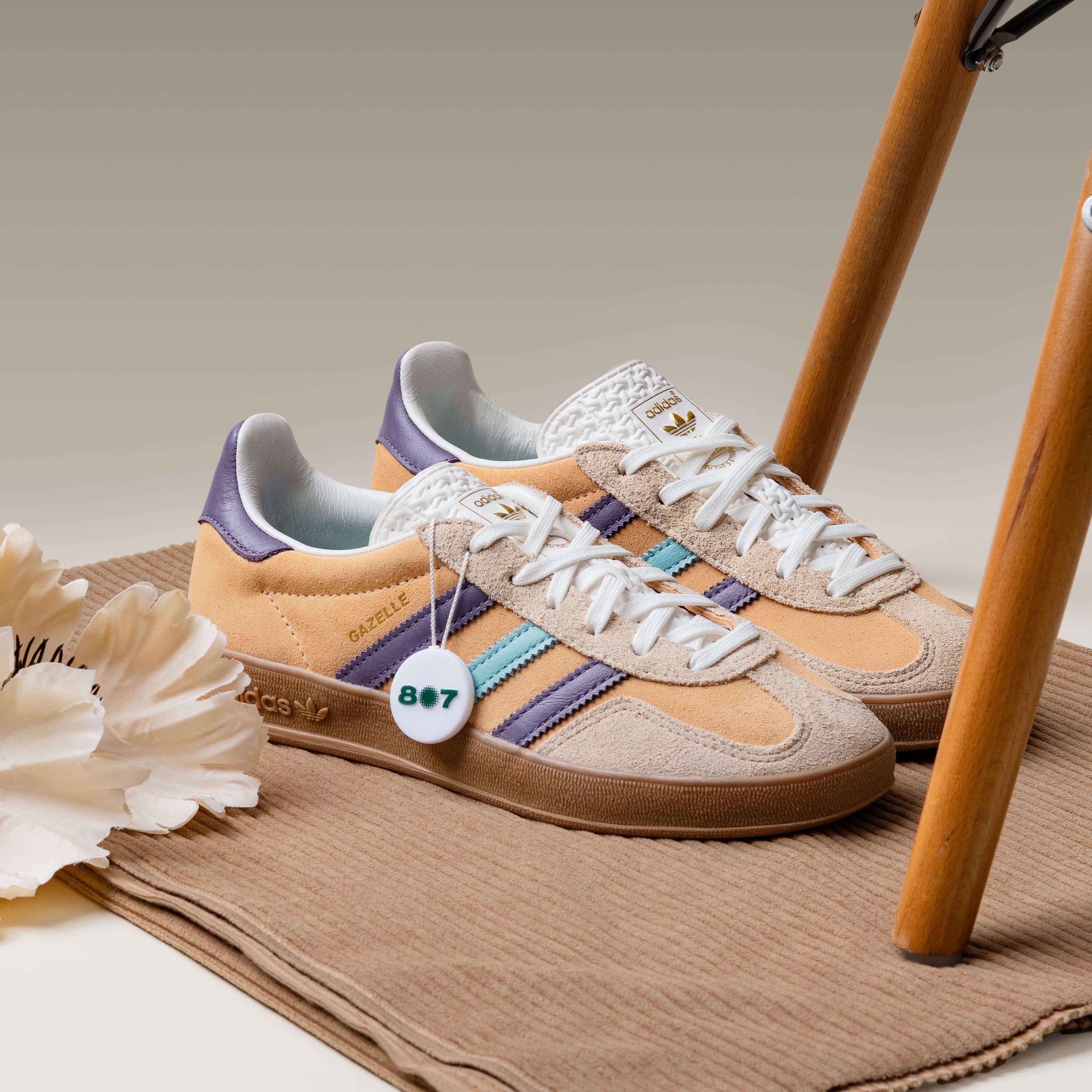 Adidas Gazelle Glow Orange Shadow Violet