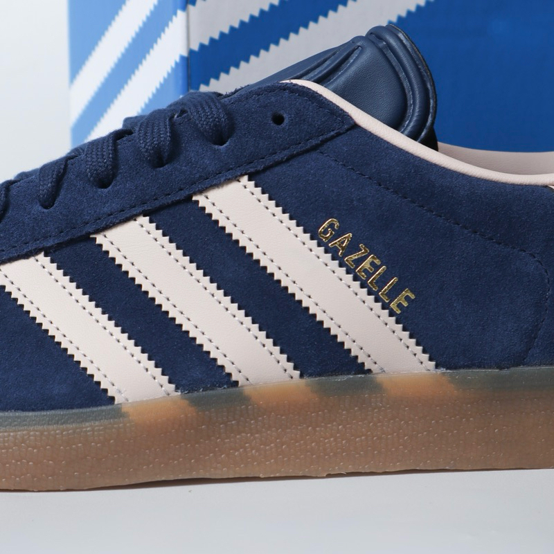 Adidas Gazelle Night Indigo Taupe Blue 