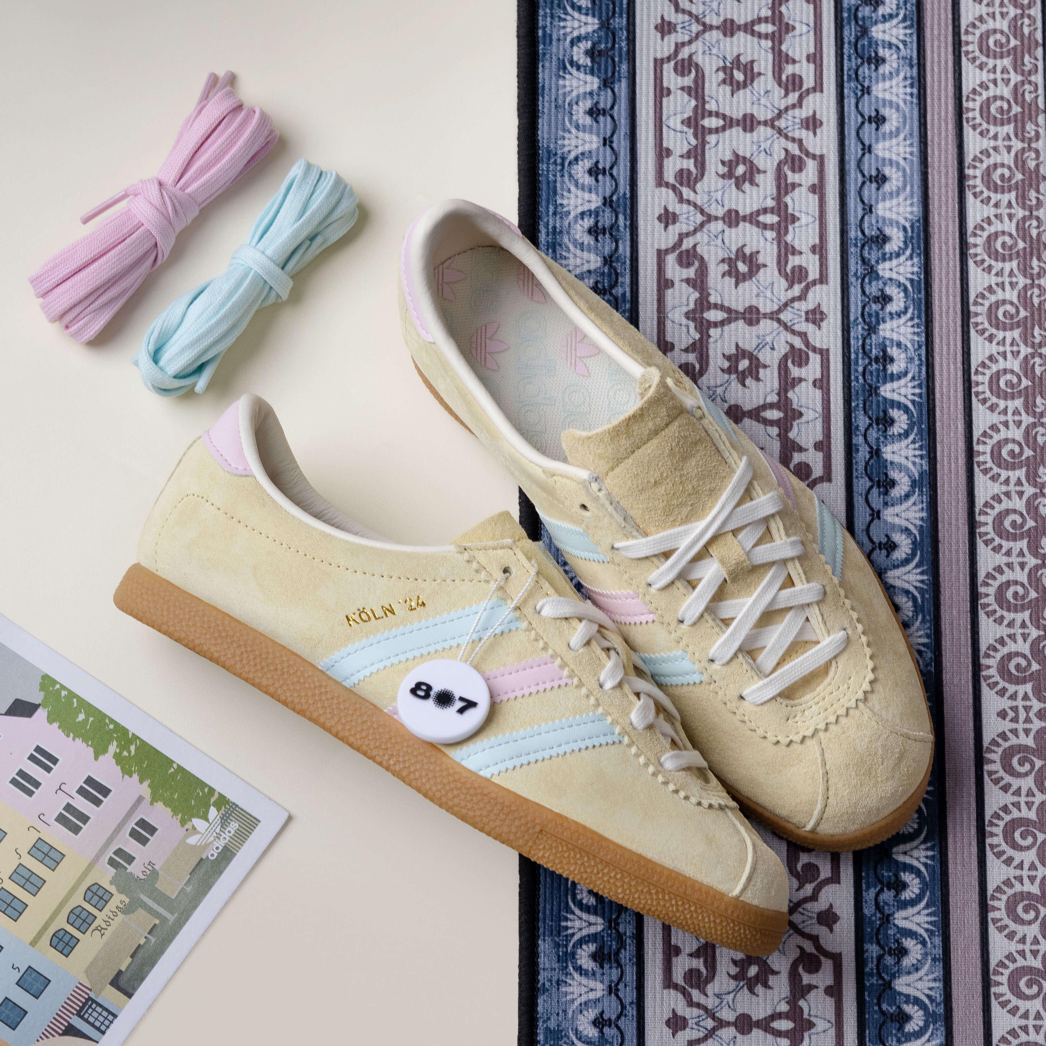 Adidas Koln 24 Almost Yellow Blue Pink