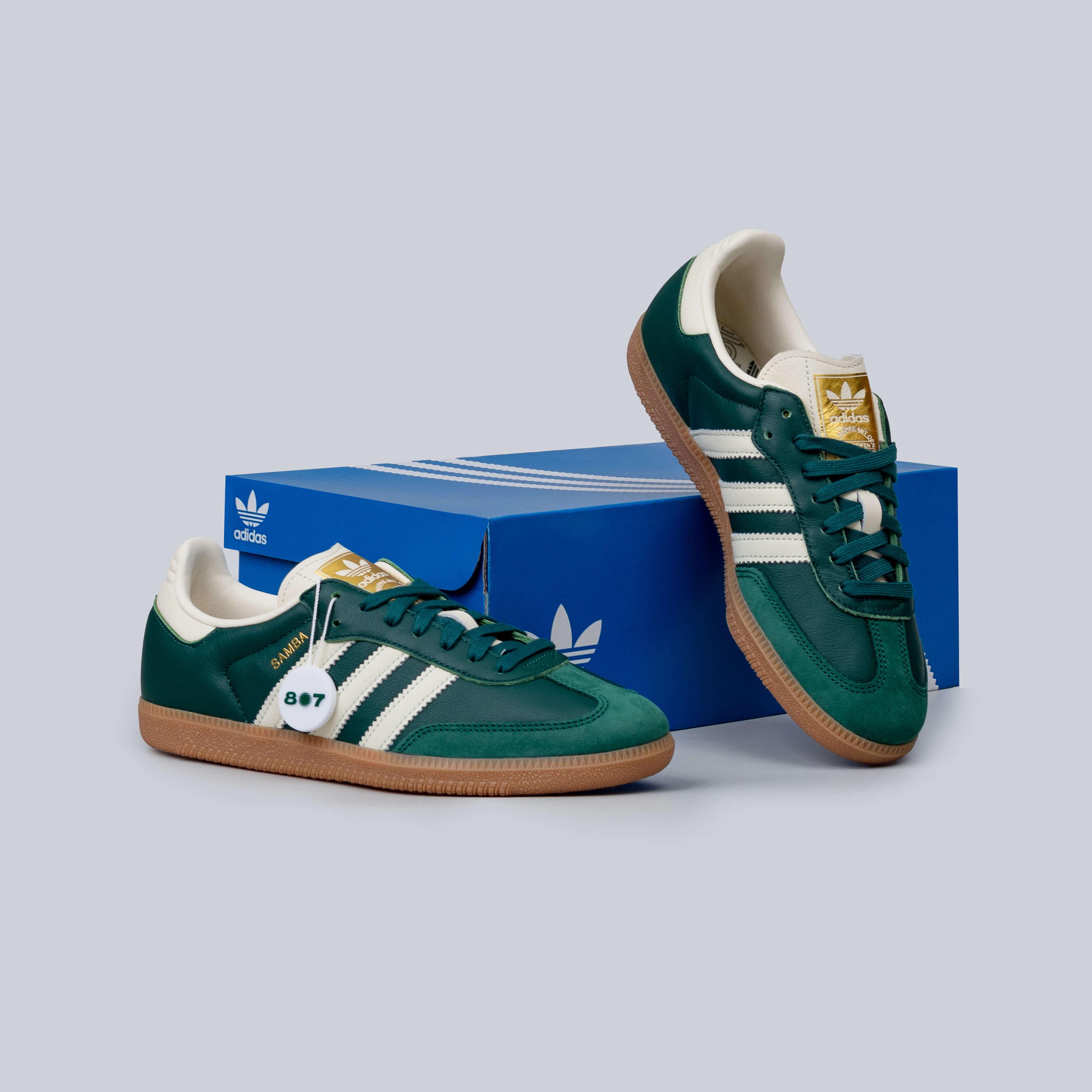 Adidas Samba Collegiate Green Brown