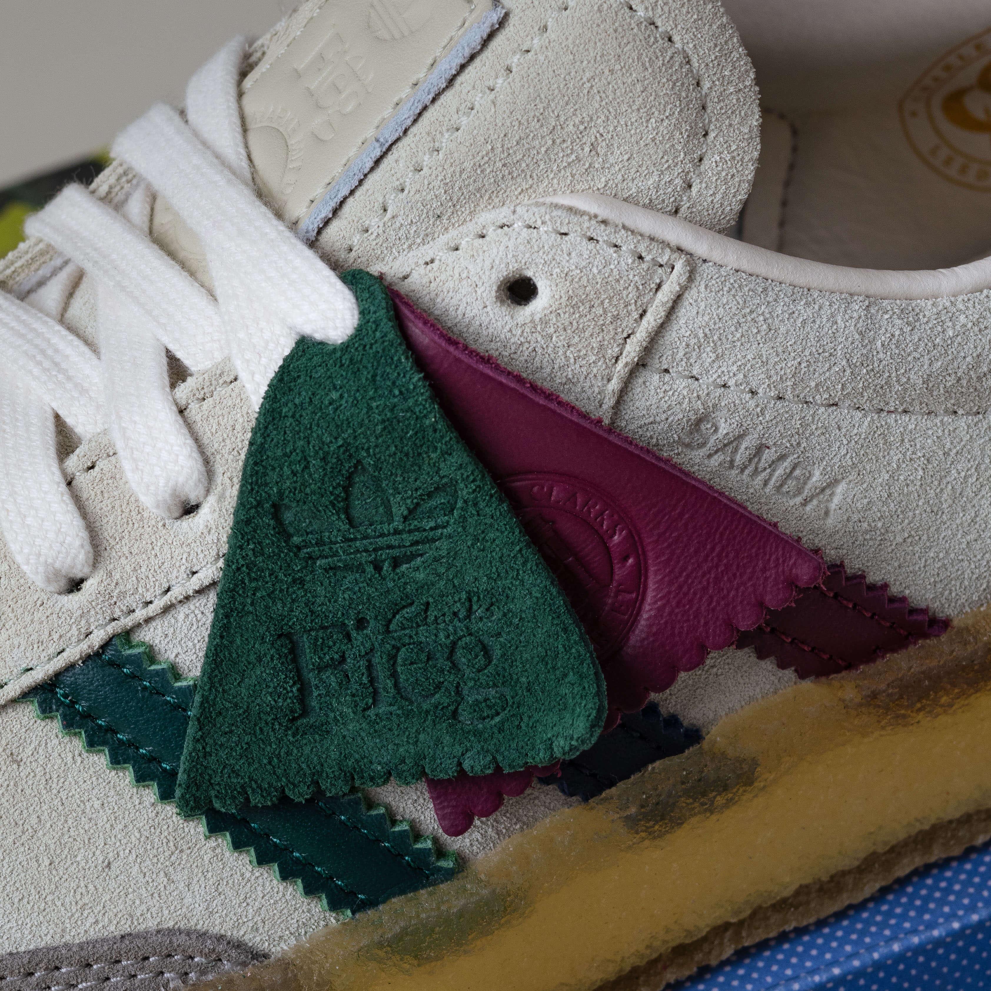 Adidas Samba Kith Clarks White Multi