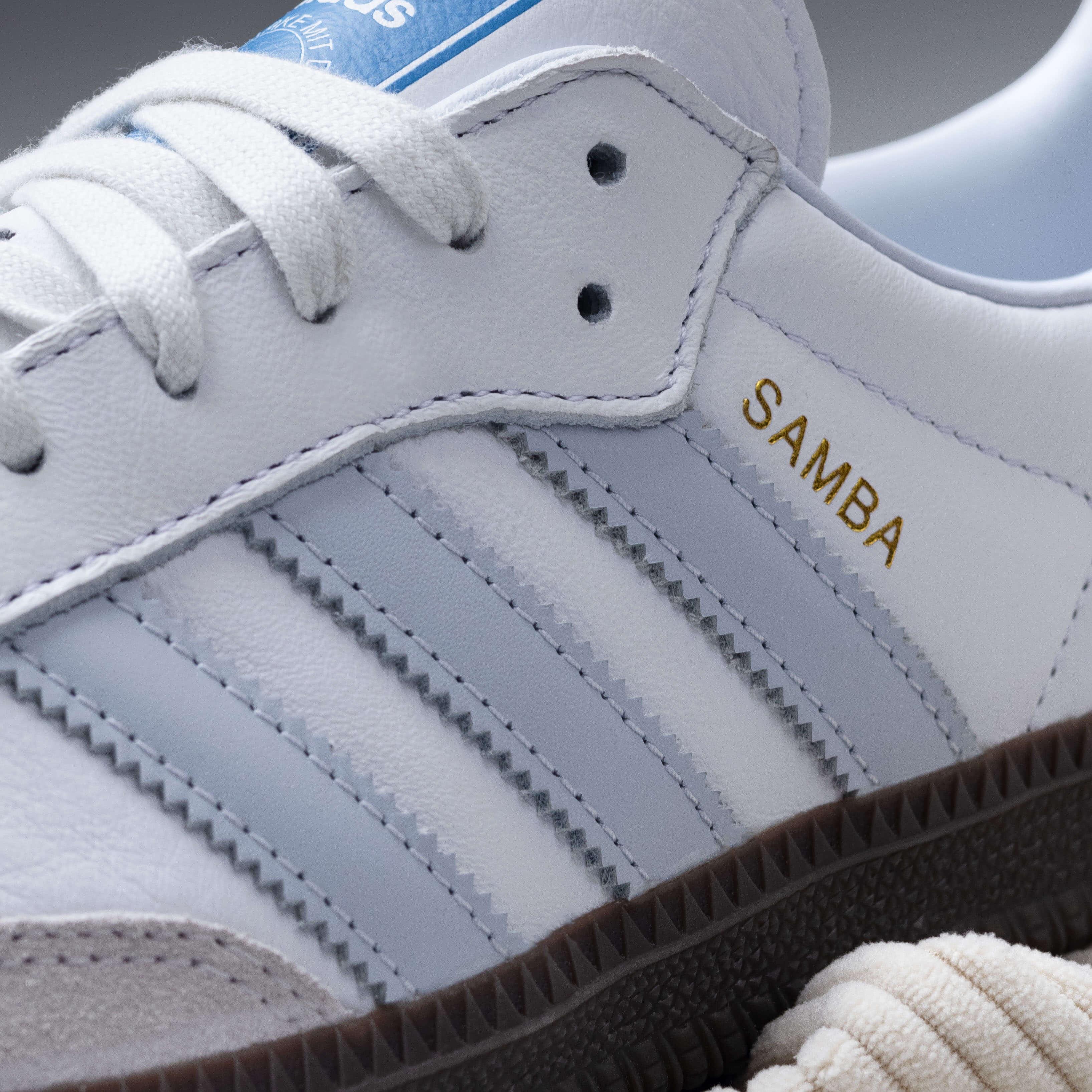 Adidas Samba White Halo Blue