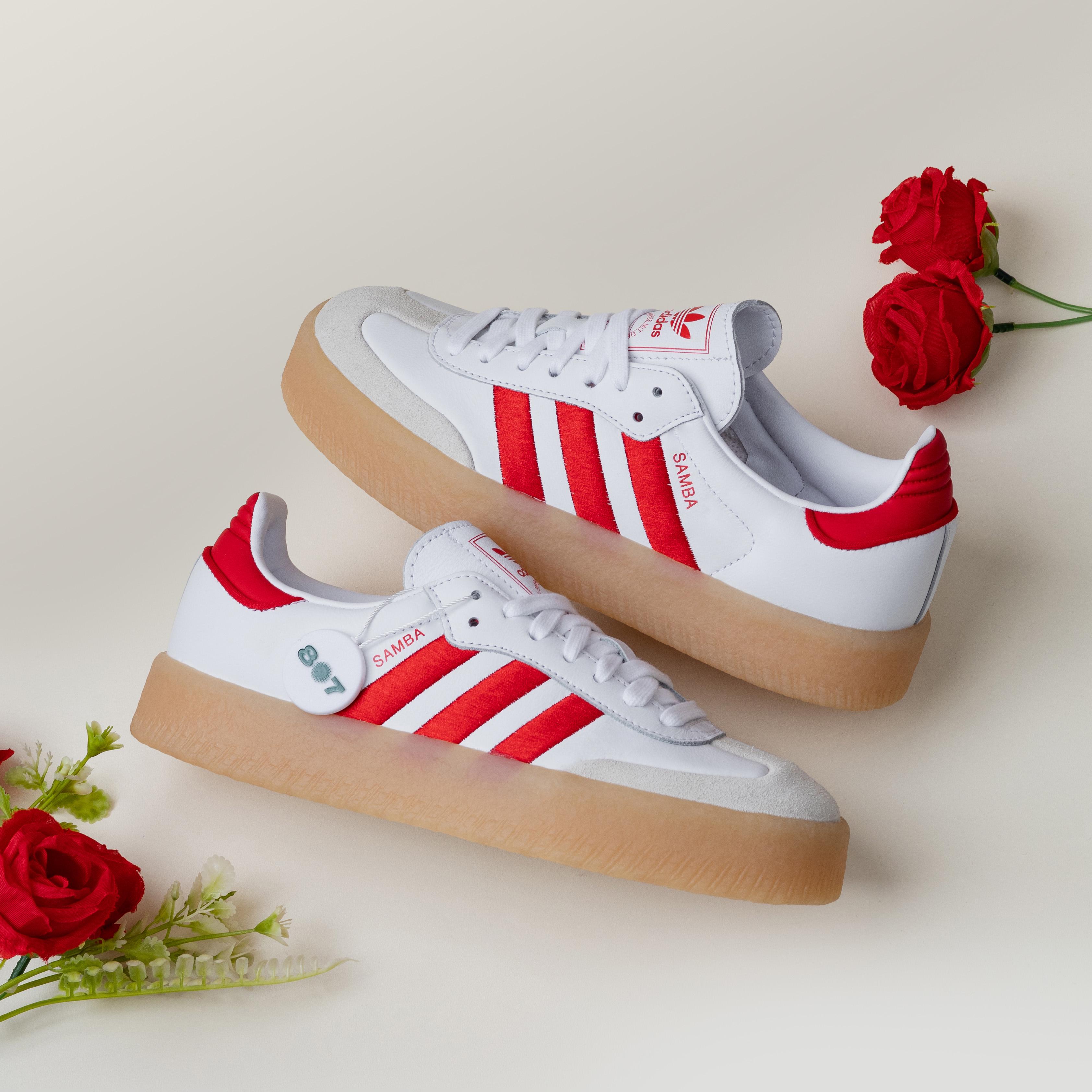 Adidas Sambae White Better Scarlet Gum