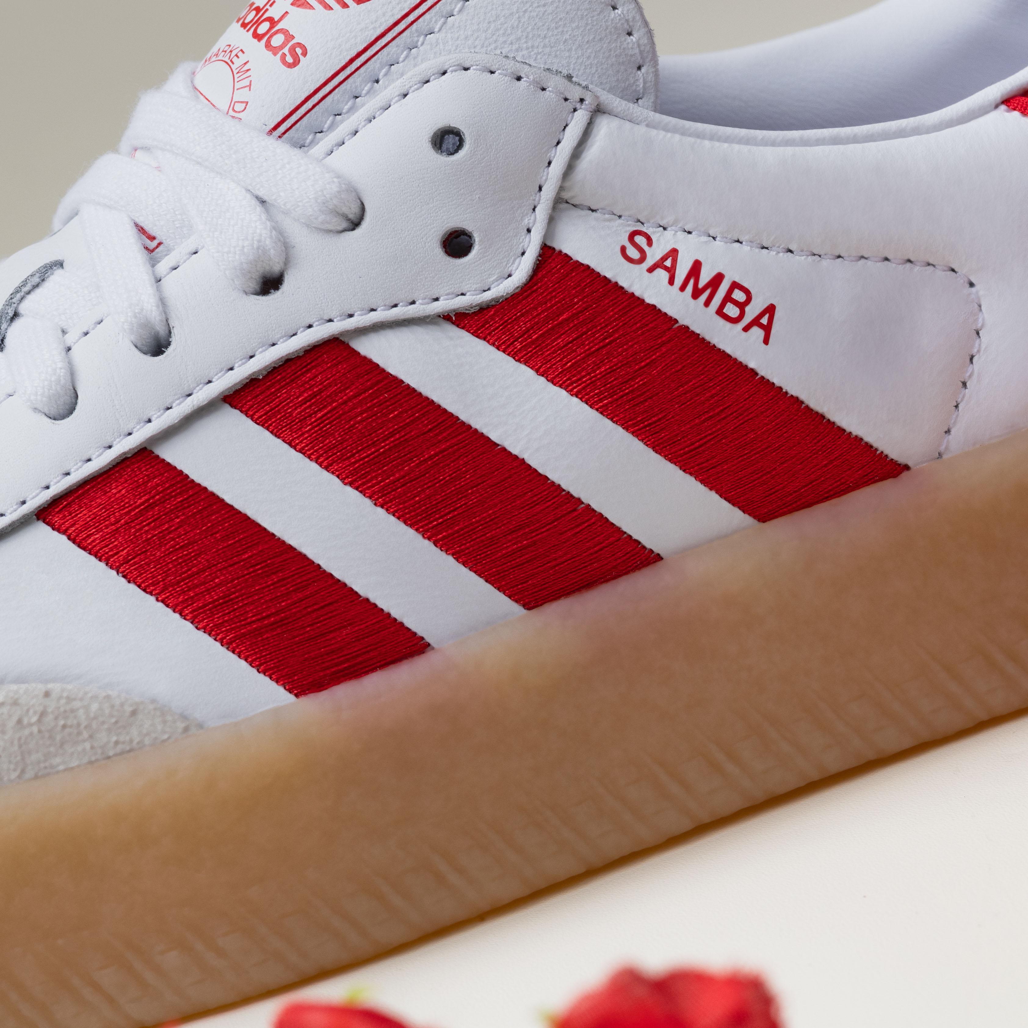 Adidas Sambae White Better Scarlet Gum