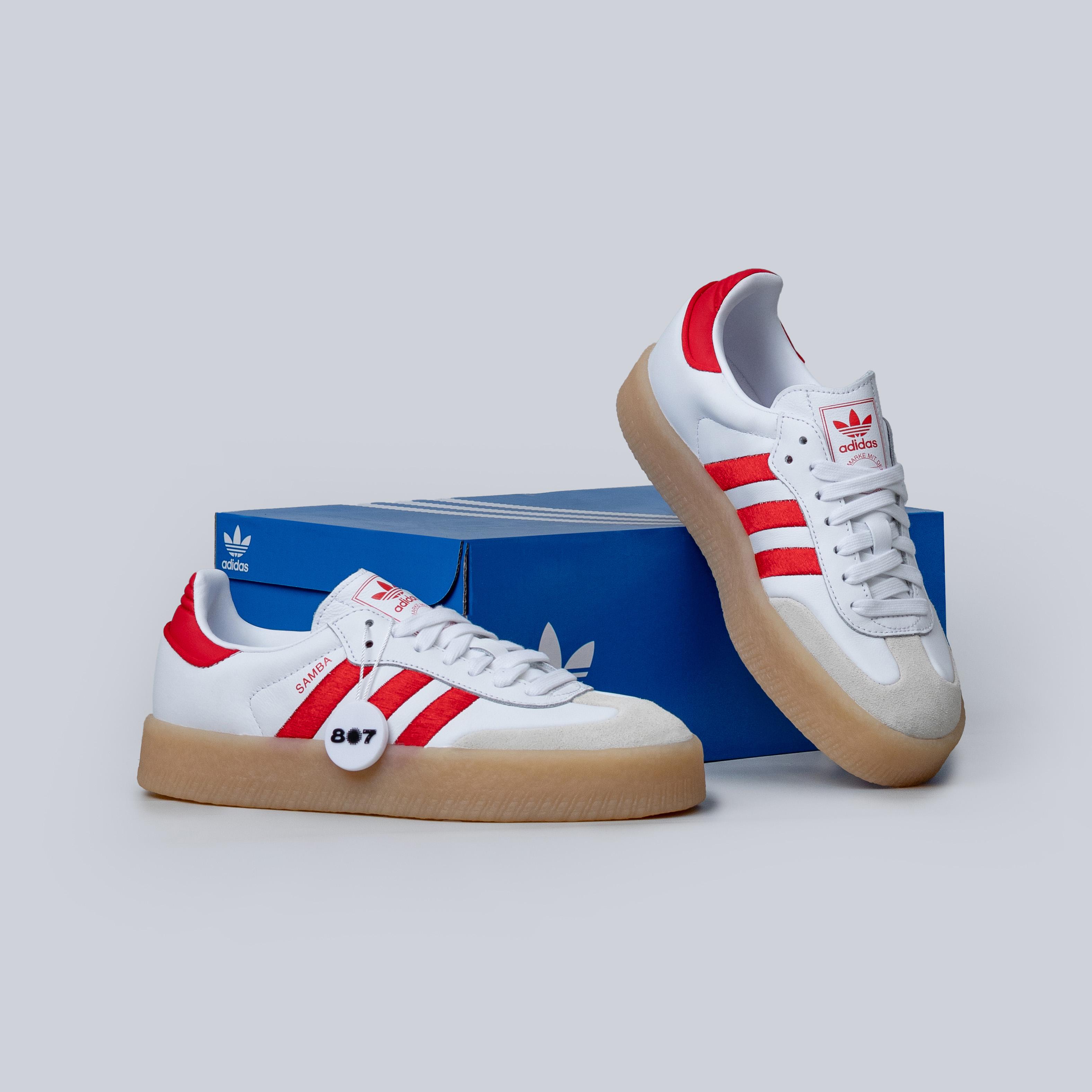 Adidas Sambae White Better Scarlet Gum