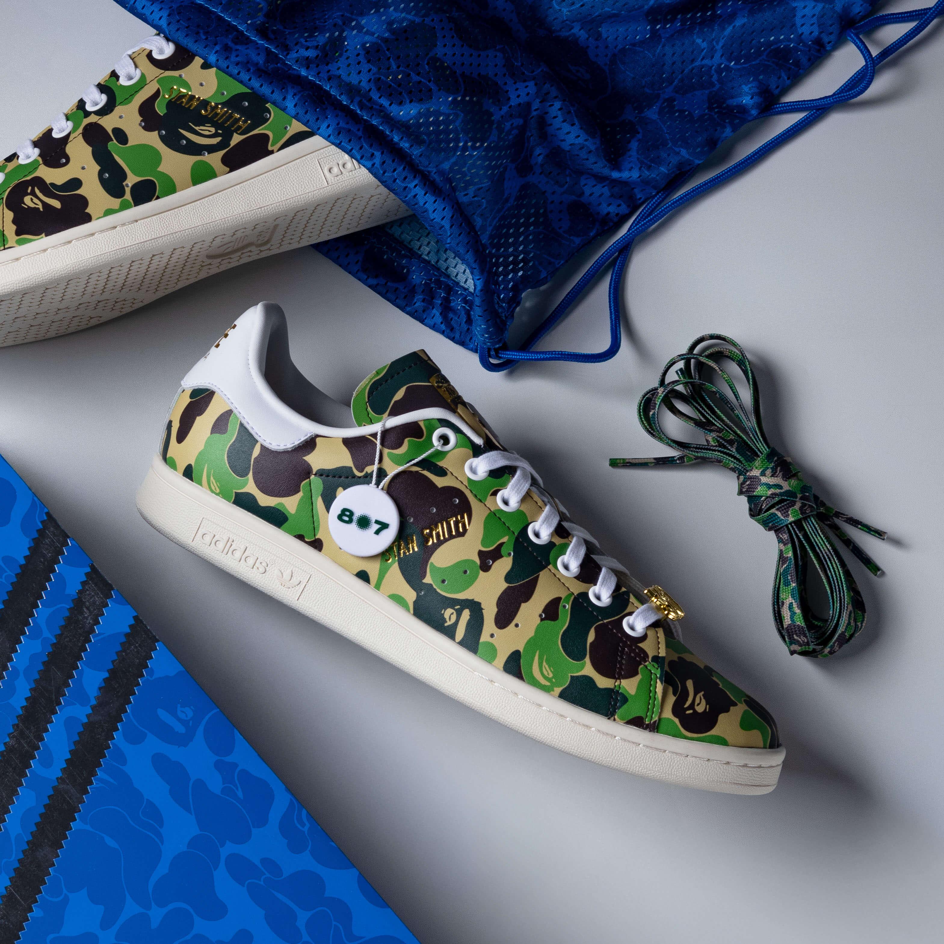 Adidas Stan Smith Bape ABC Camo