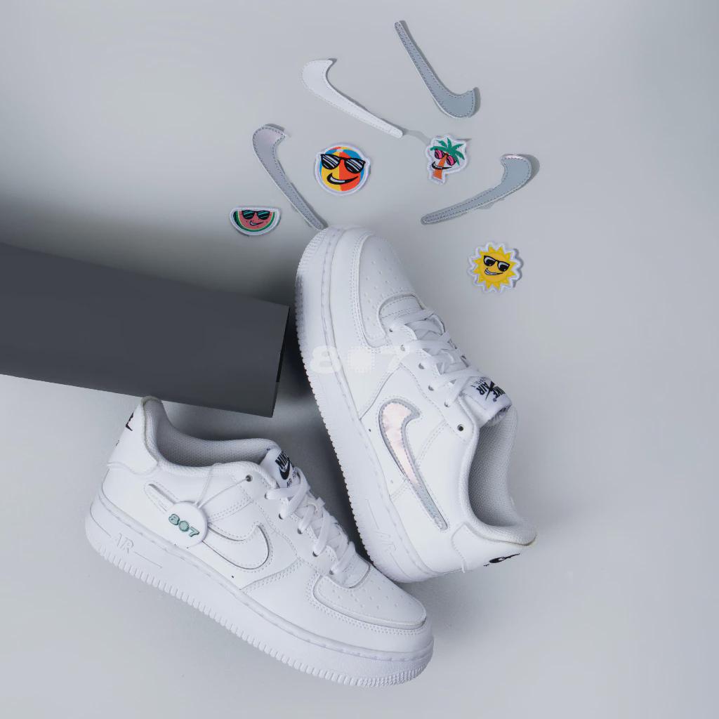 Air Force 1 Low 1/1 White GS Women