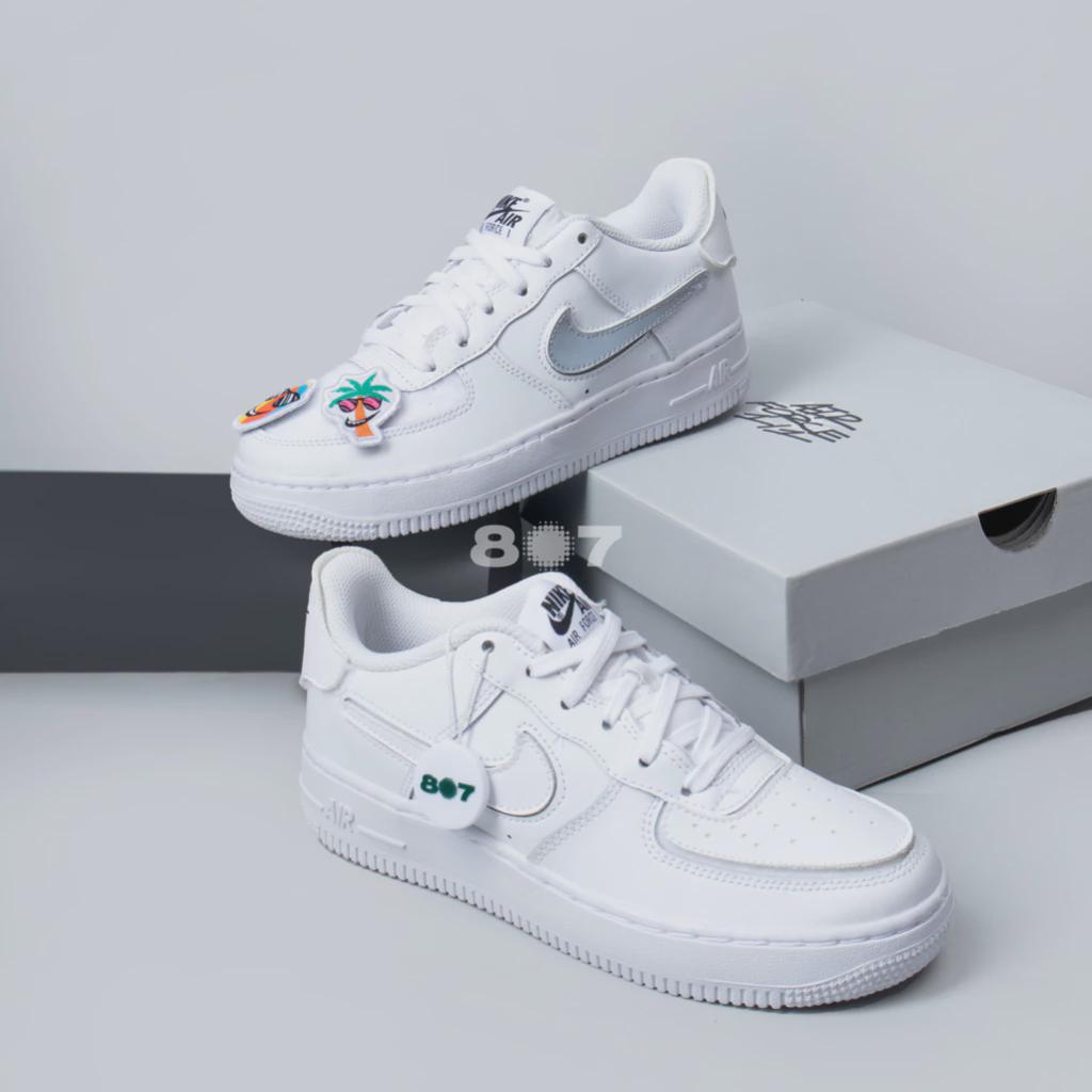 Air Force 1 Low 1/1 White GS Women