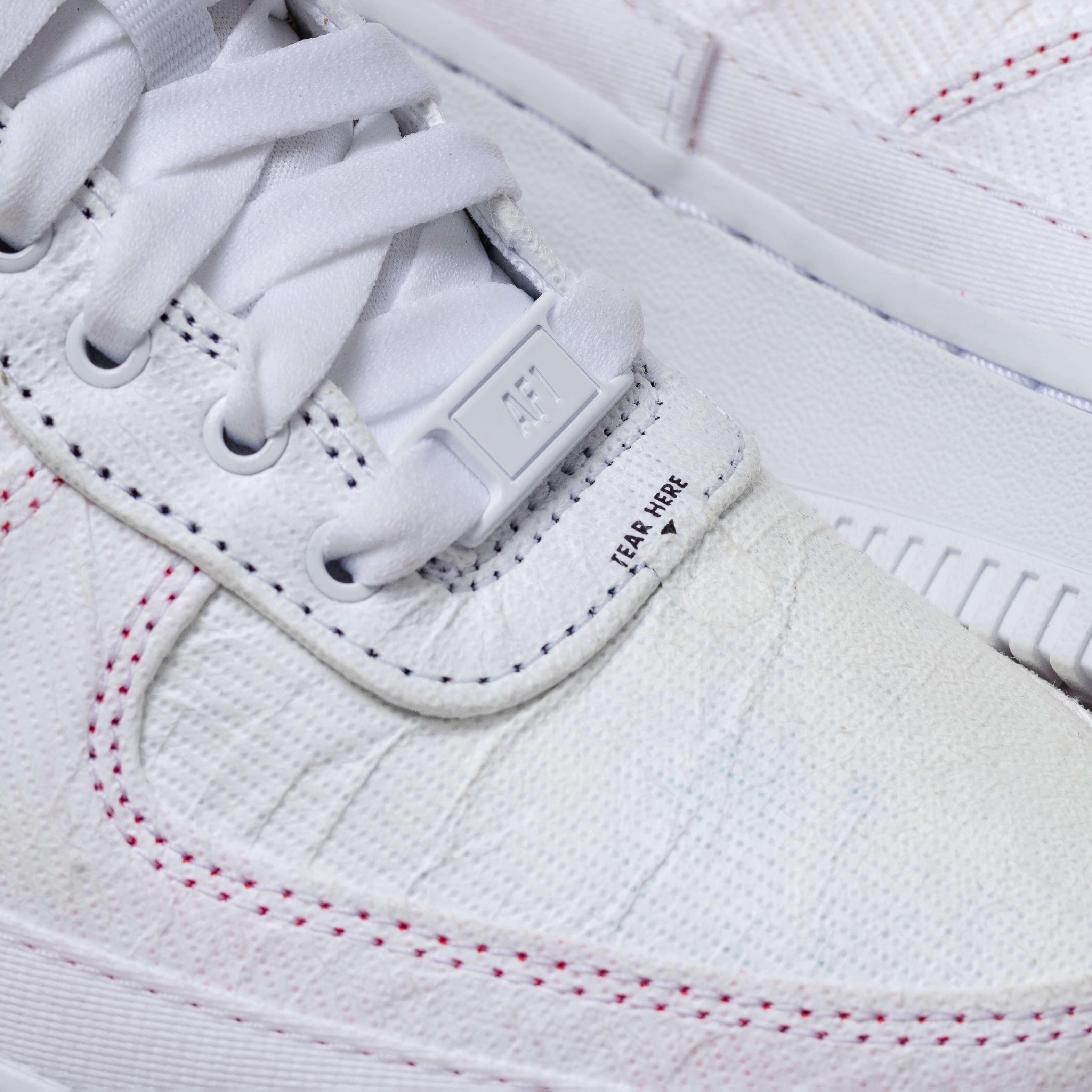 Air Force 1 Low White Tear Away