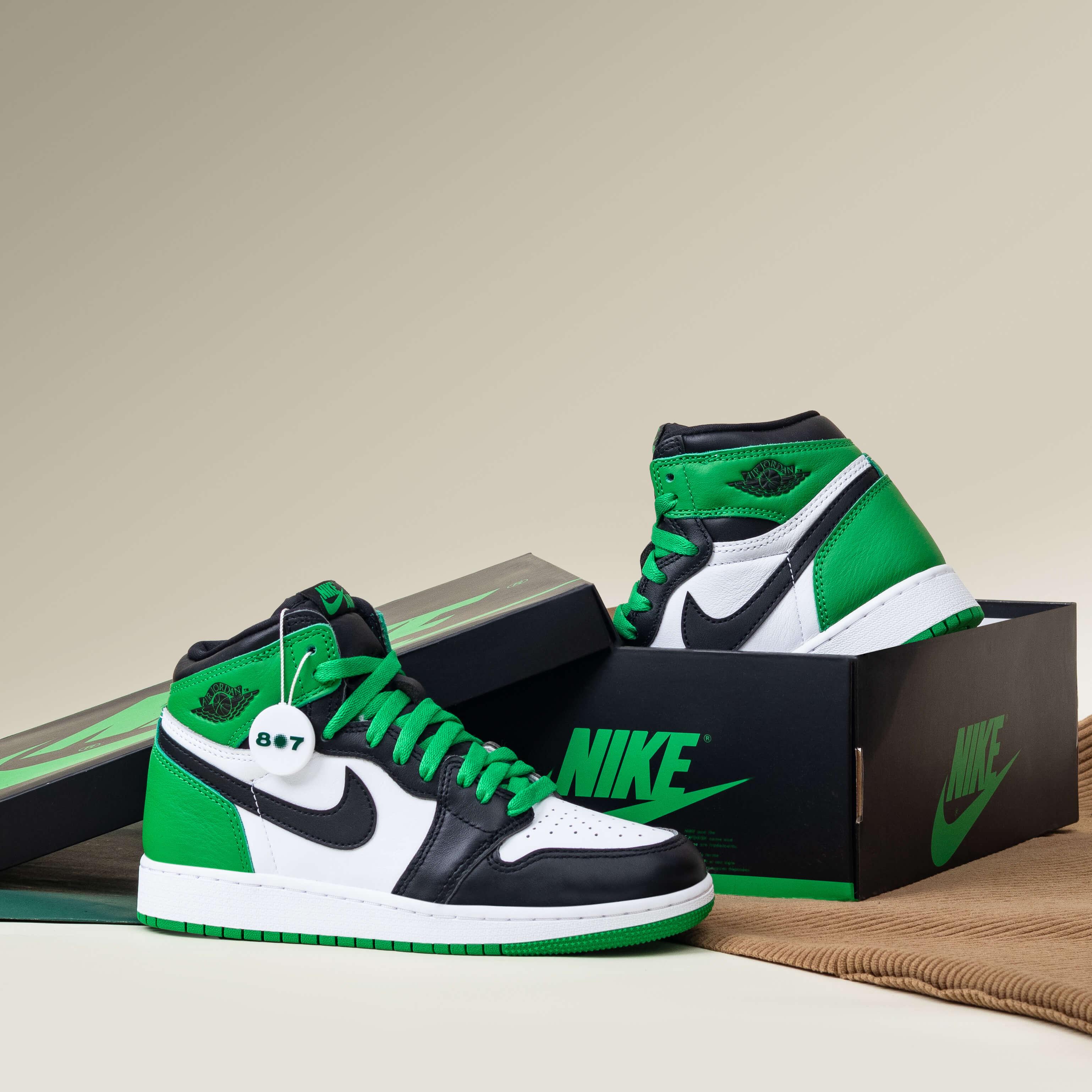 Air Jordan 1 High Lucky Green Gs Women