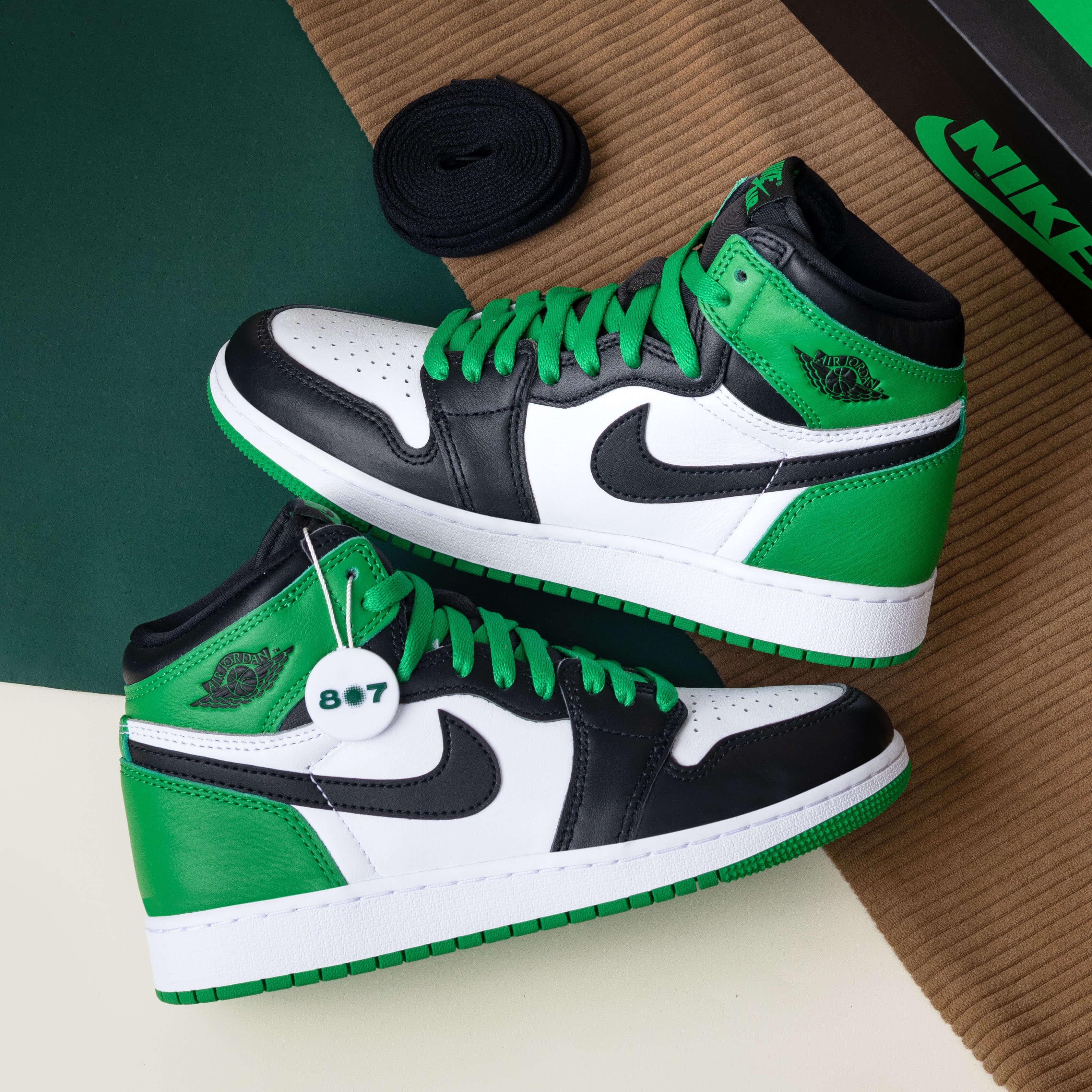 Air Jordan 1 High Lucky Green Gs Women