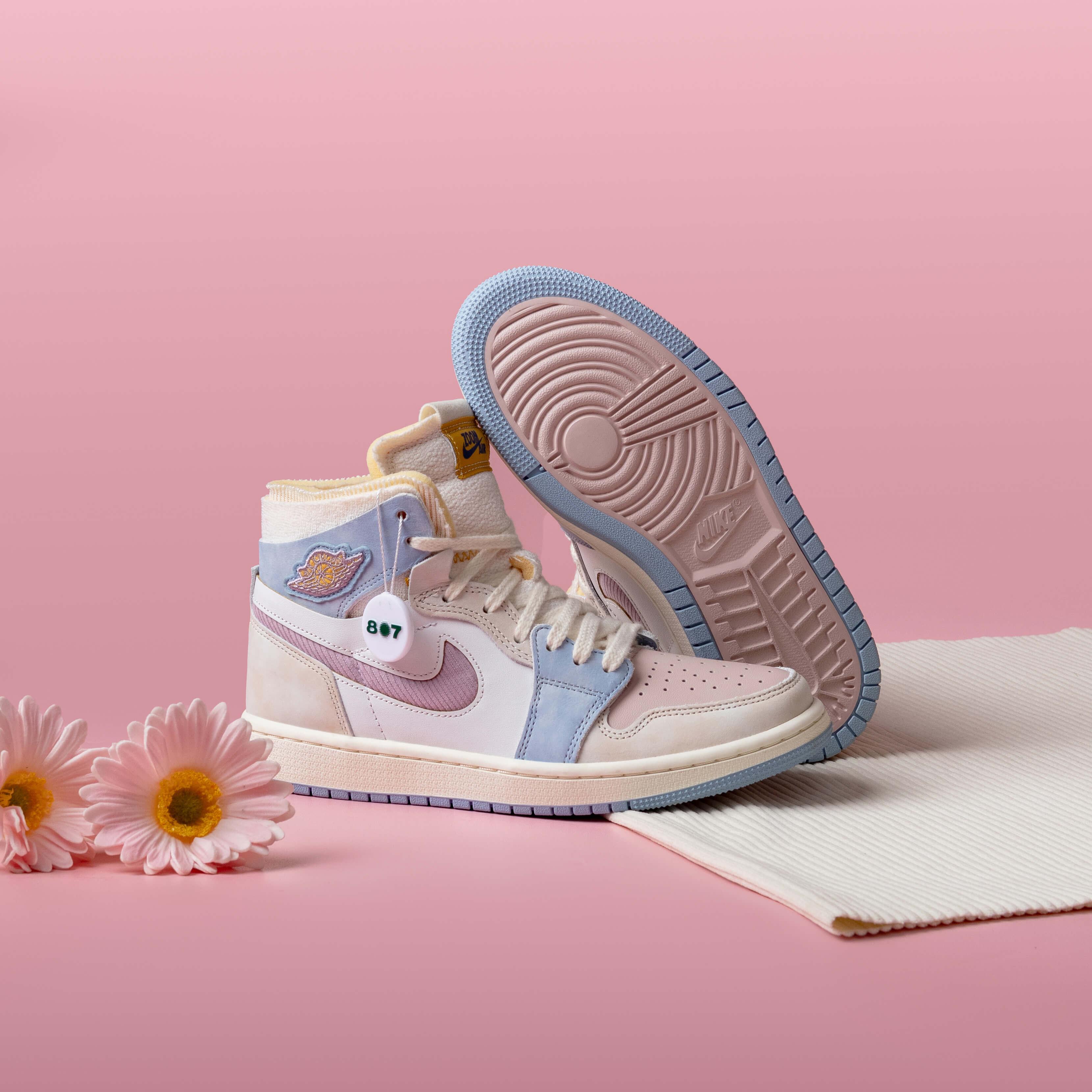 Air Jordan 1 High Zoom Pink Oxford