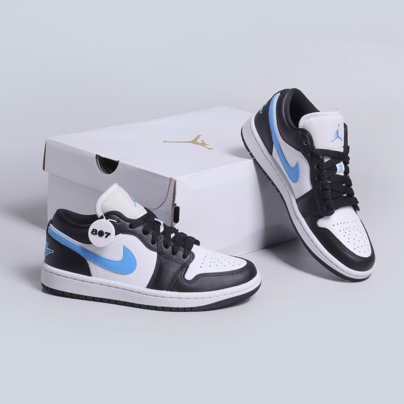 Air Jordan 1 Low Black University Blue White