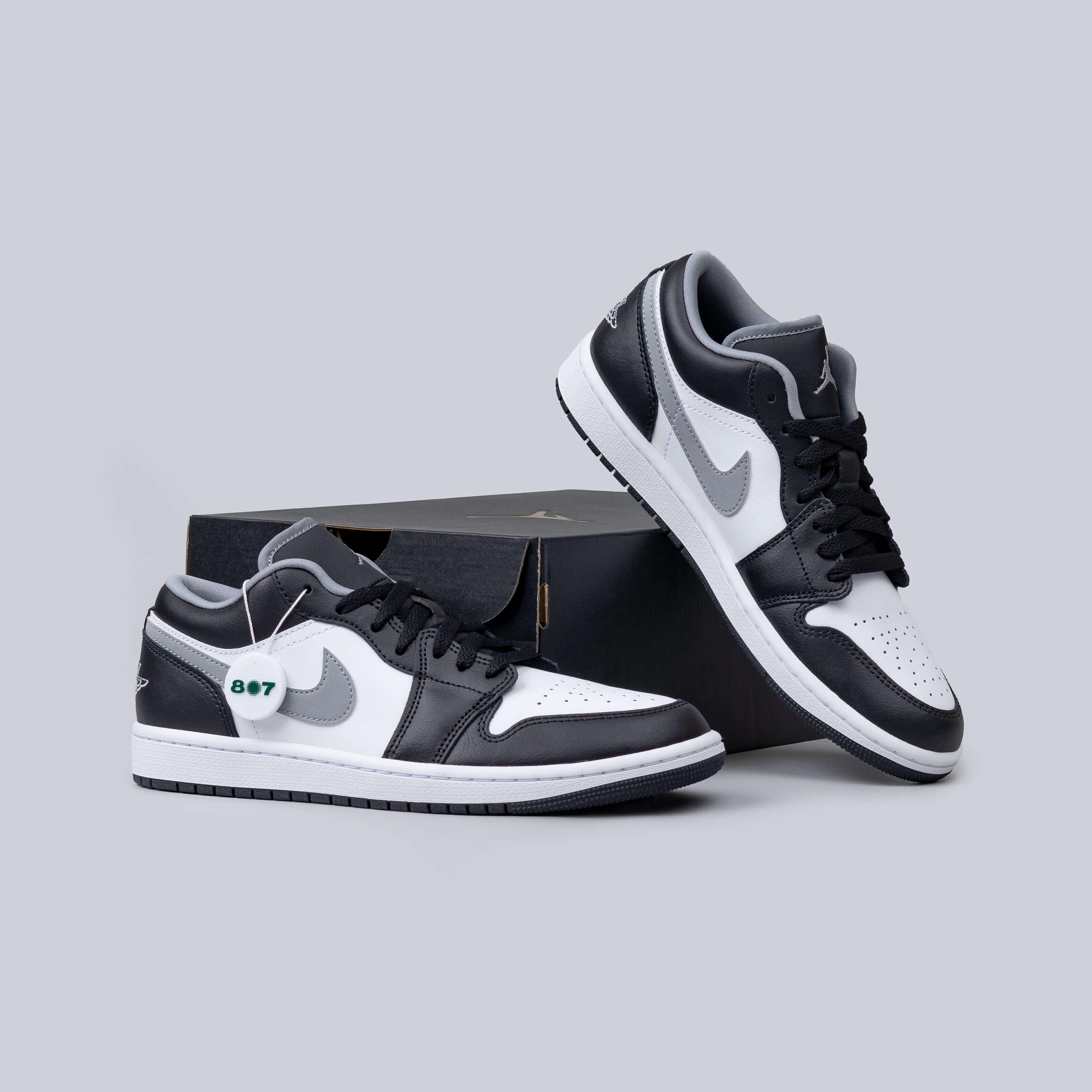 Air Jordan 1 Low Black White Grey