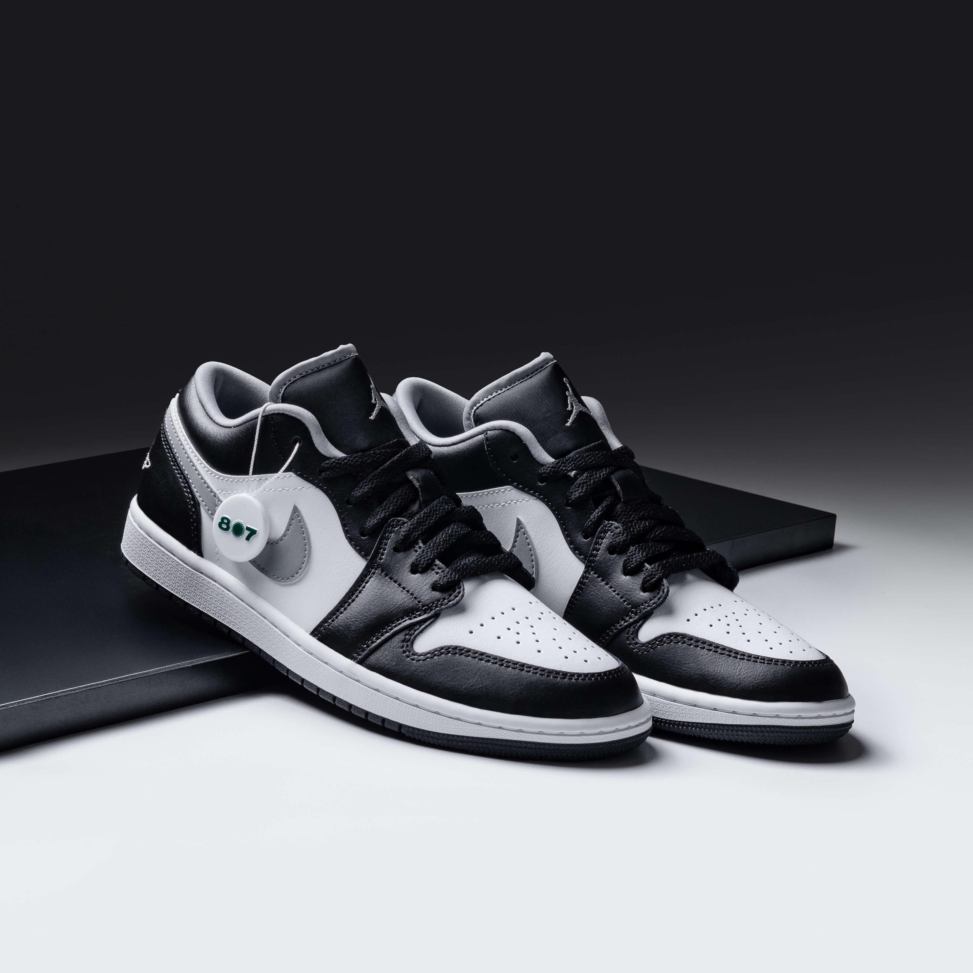 Air Jordan 1 Low Black White Grey
