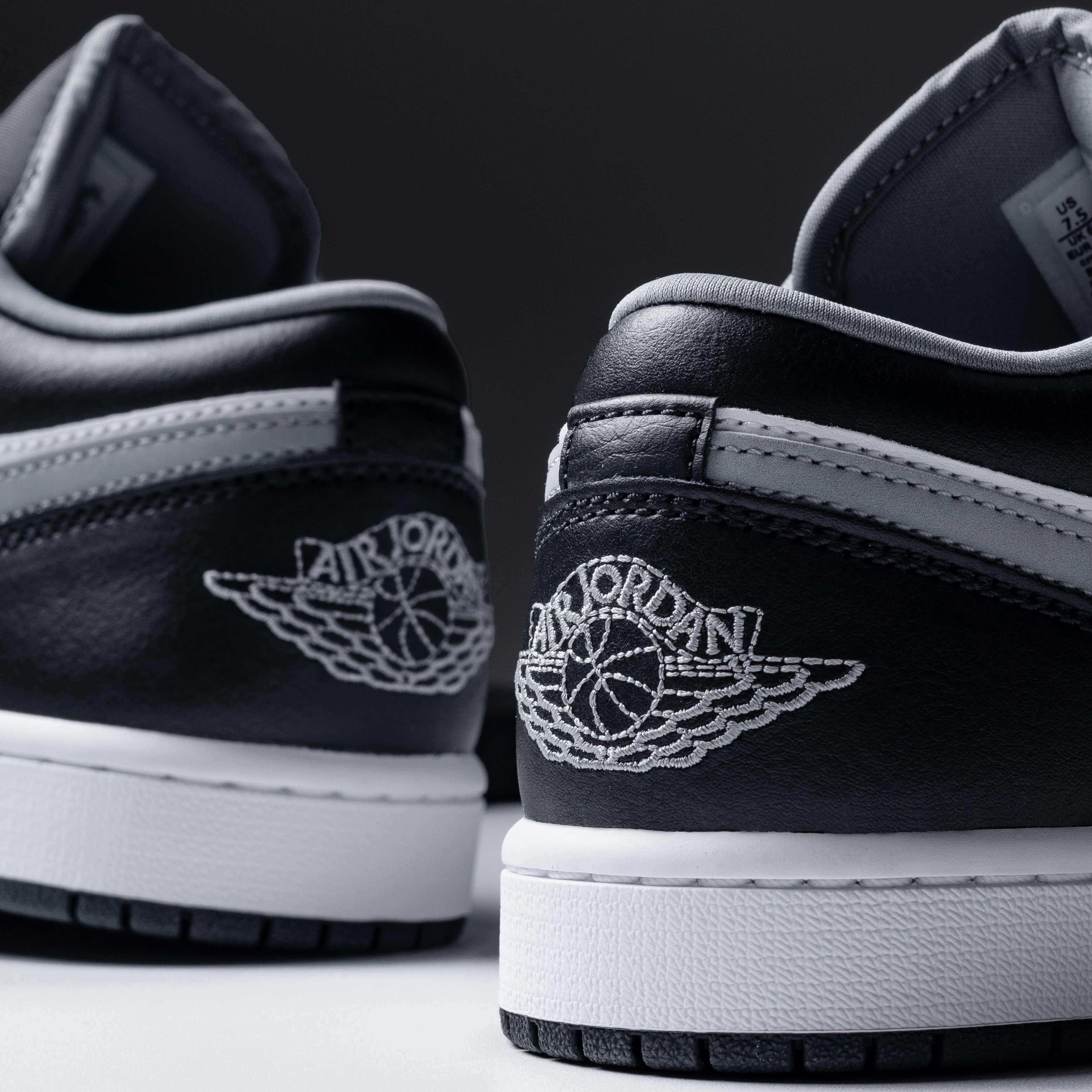 Air Jordan 1 Low Black White Grey