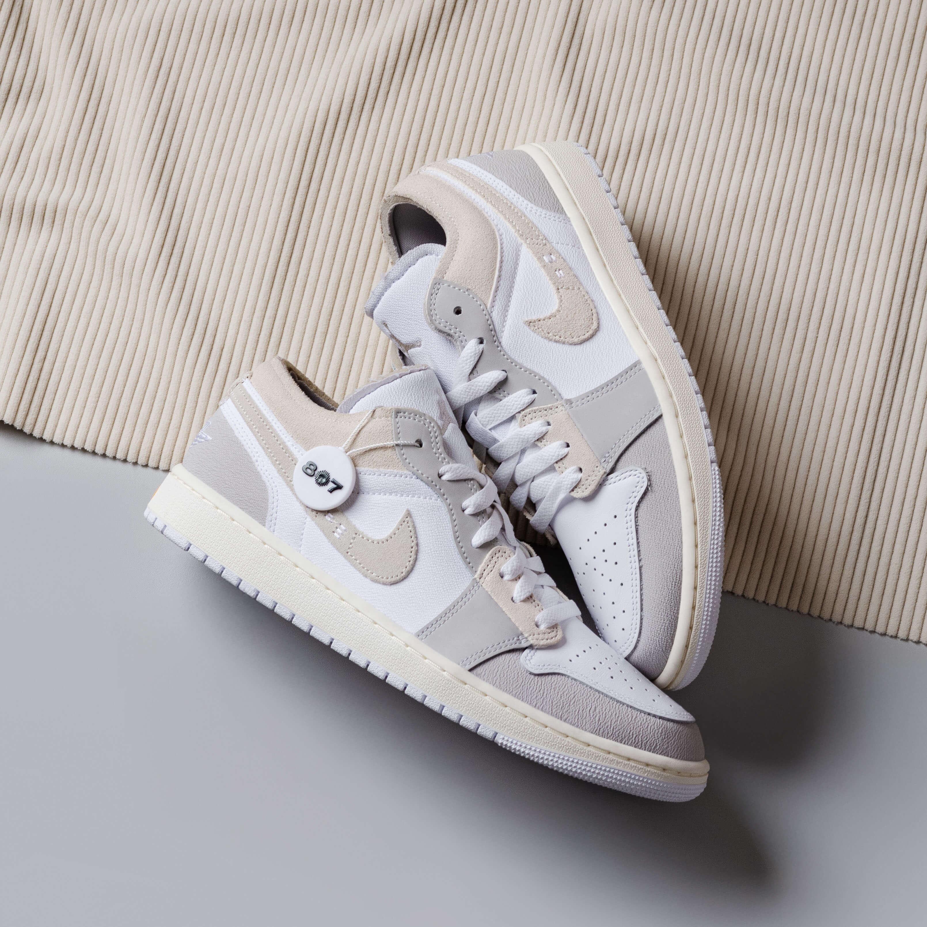 Air Jordan 1 Low Craft Inside Out Tech Grey
