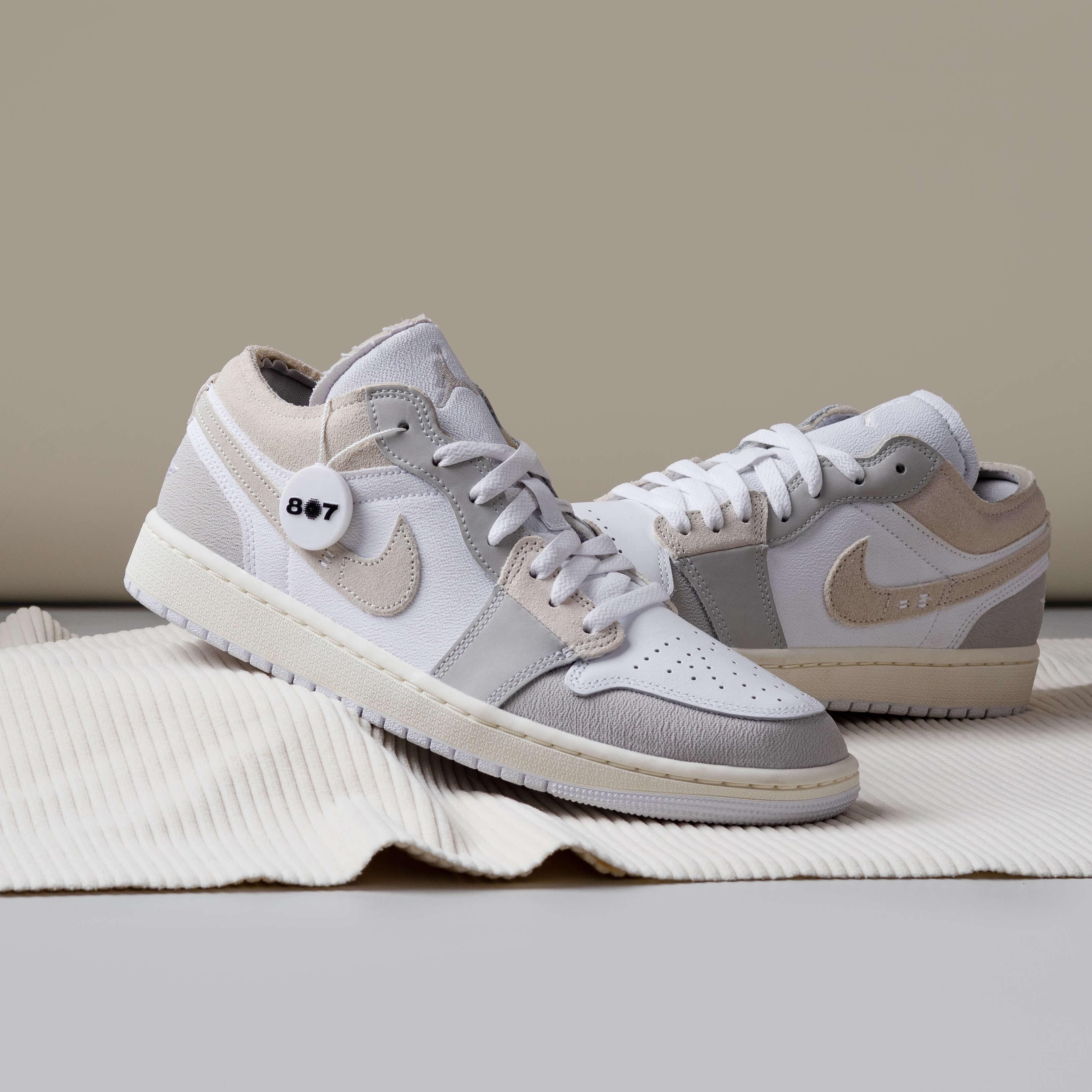 Air Jordan 1 Low Craft Inside Out Tech Grey