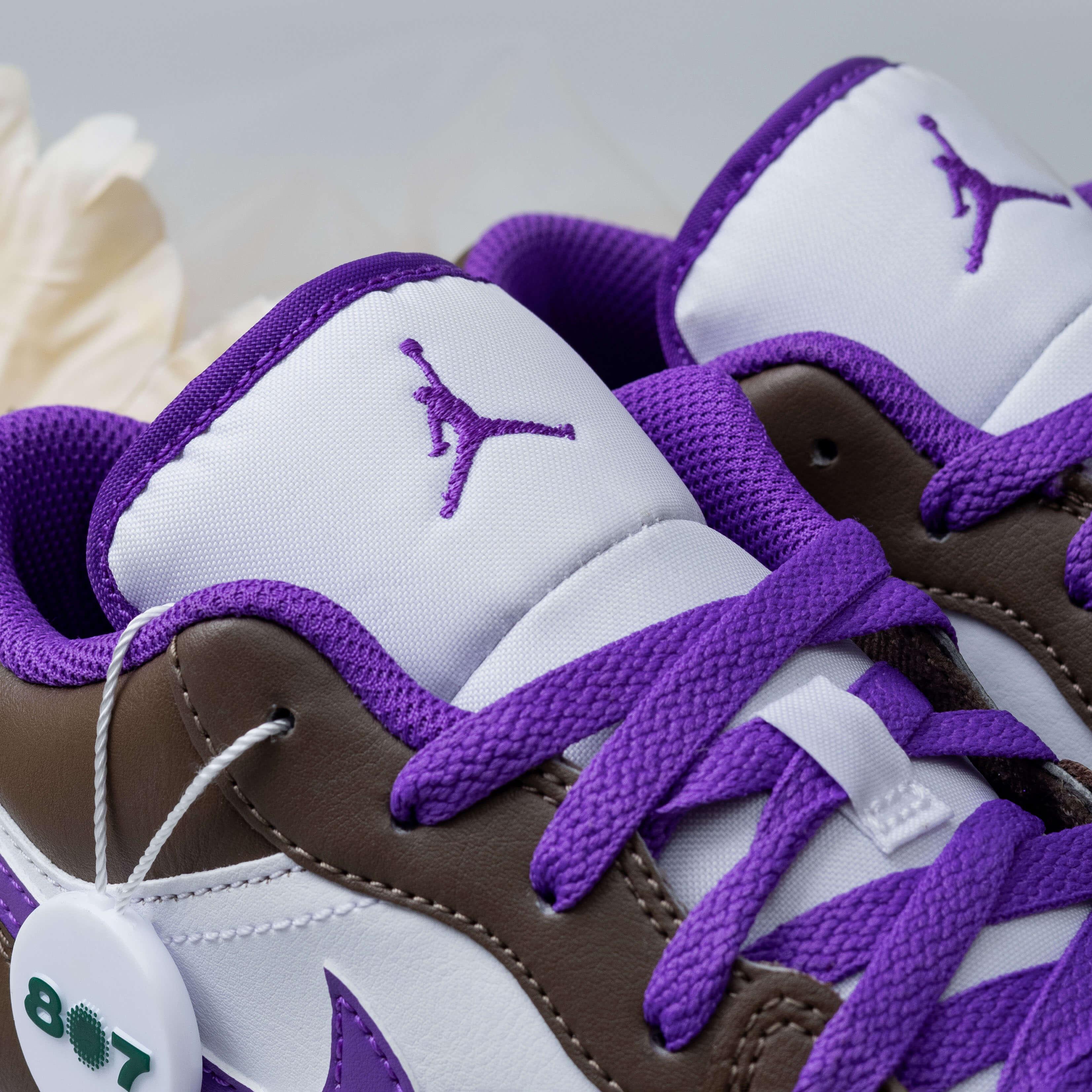 Air Jordan 1 Low Purple Mocha GS Women