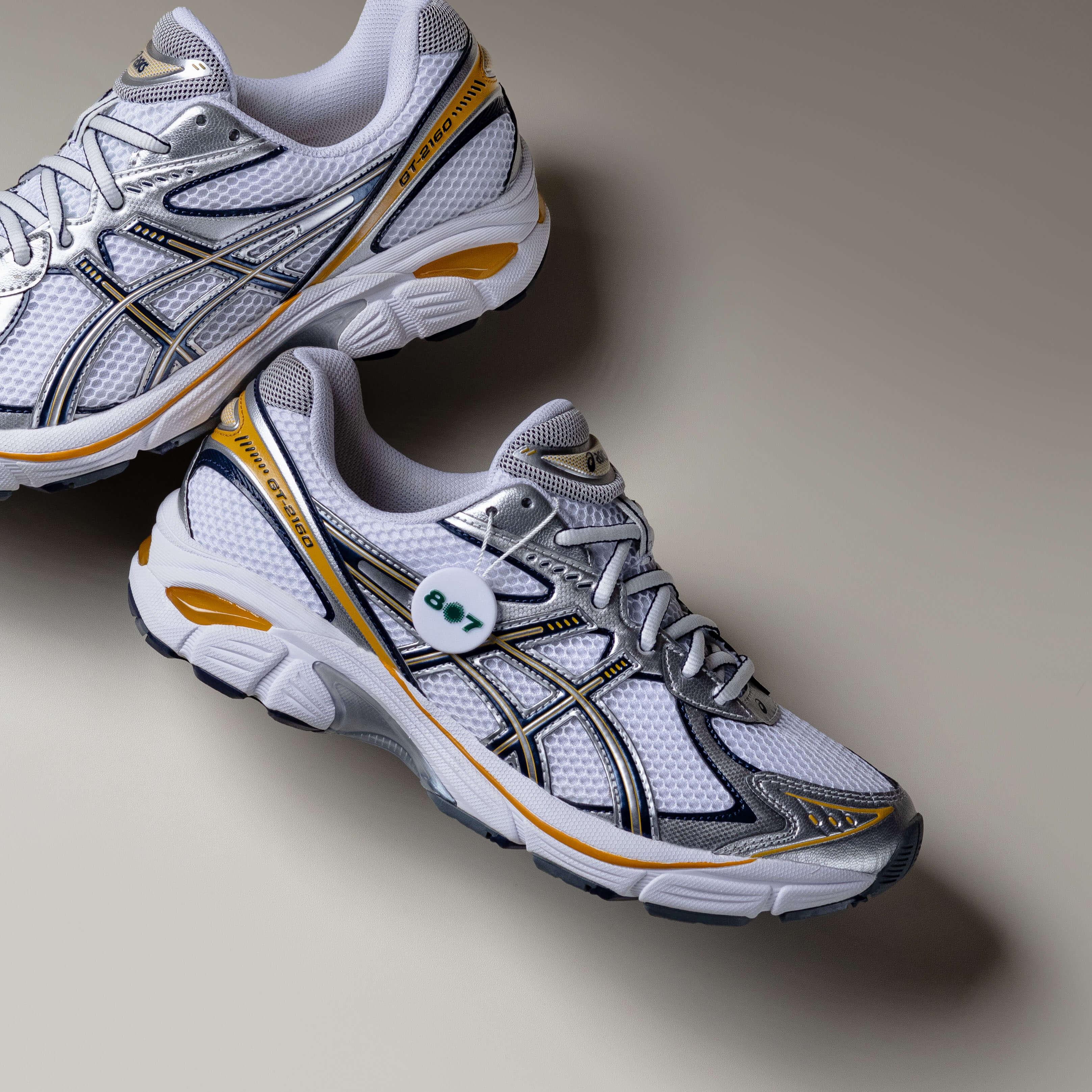 Asics GT 2160 White Pure Silver Gold