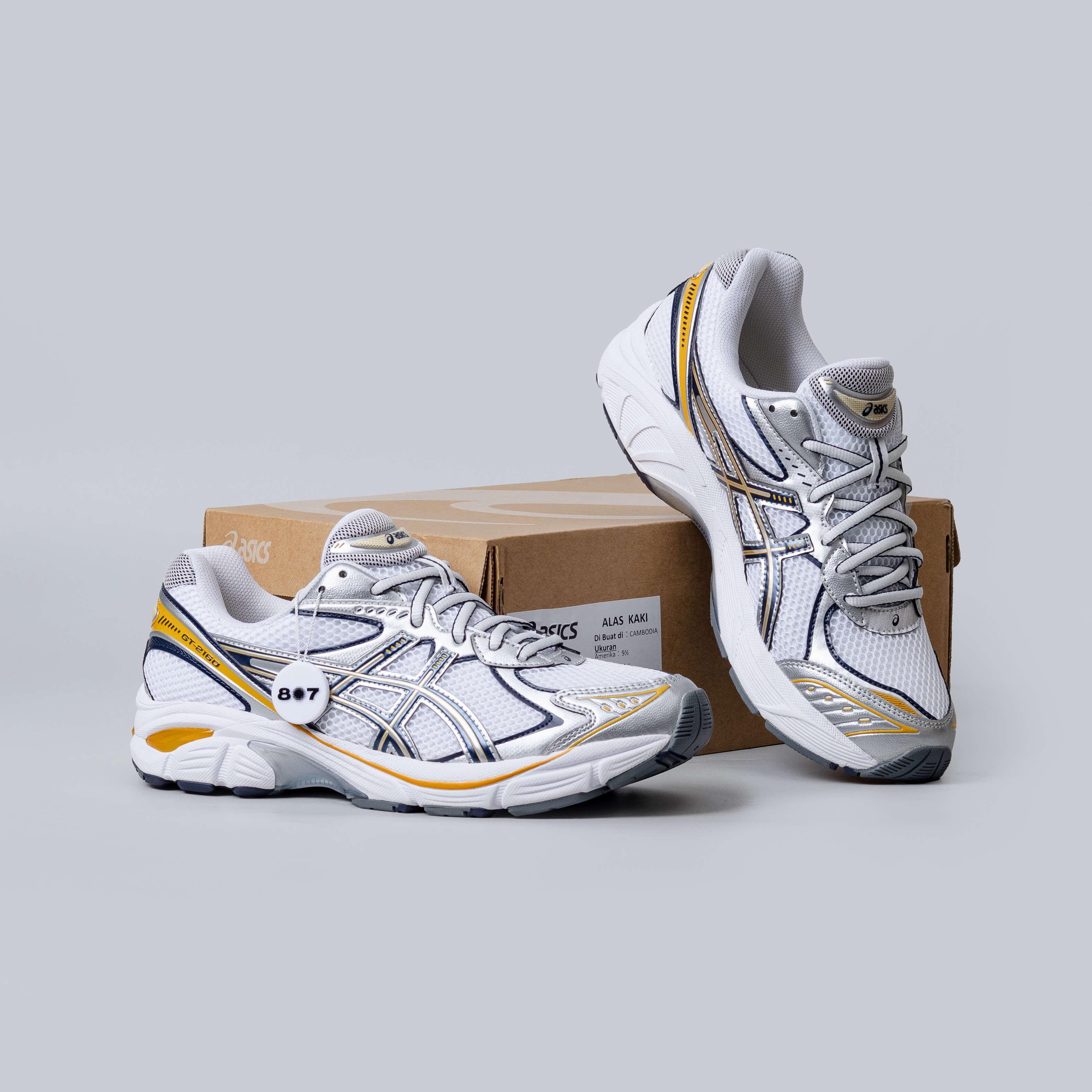 Asics GT 2160 White Pure Silver Gold