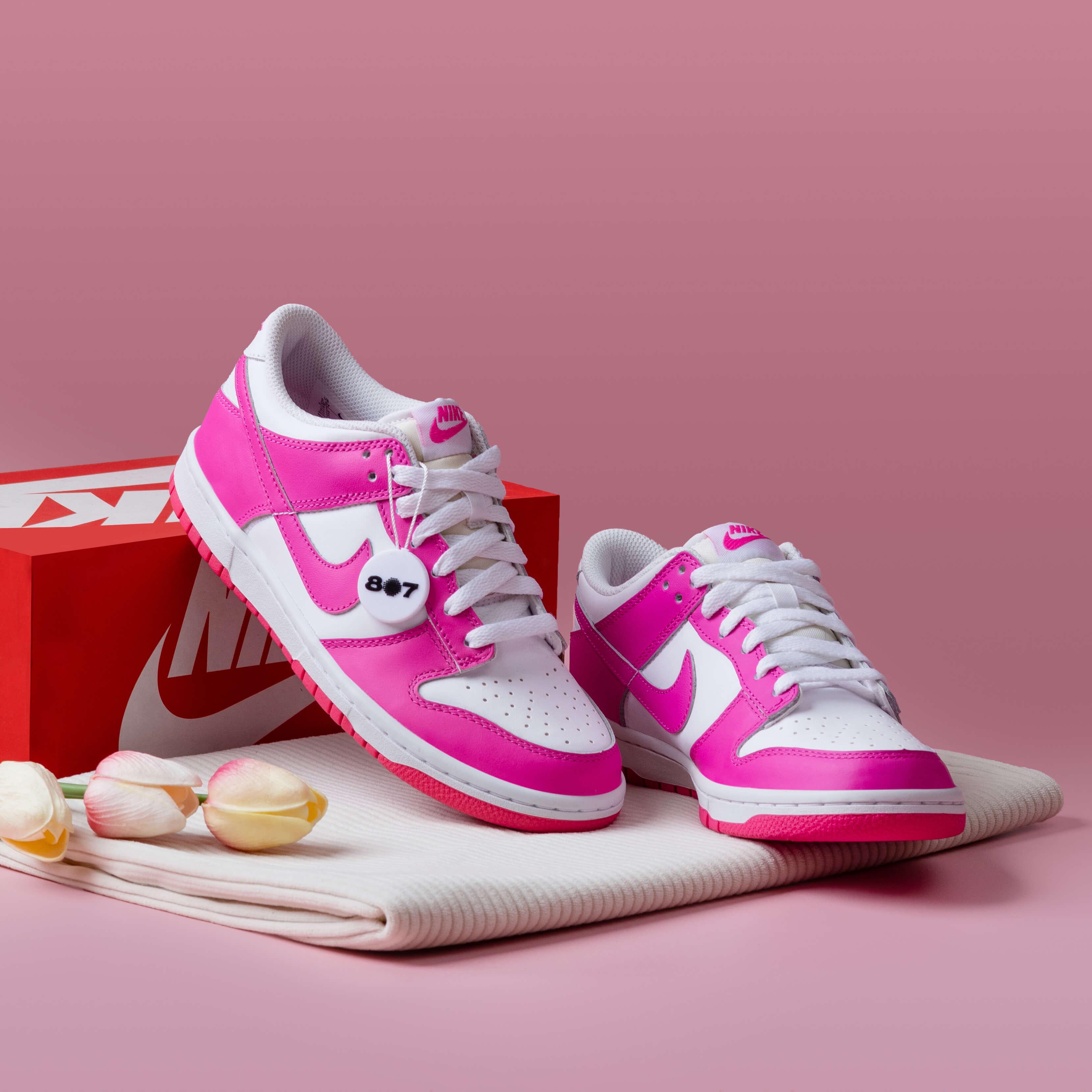 Dunk Low Laser Fuchsia Pink GS Women