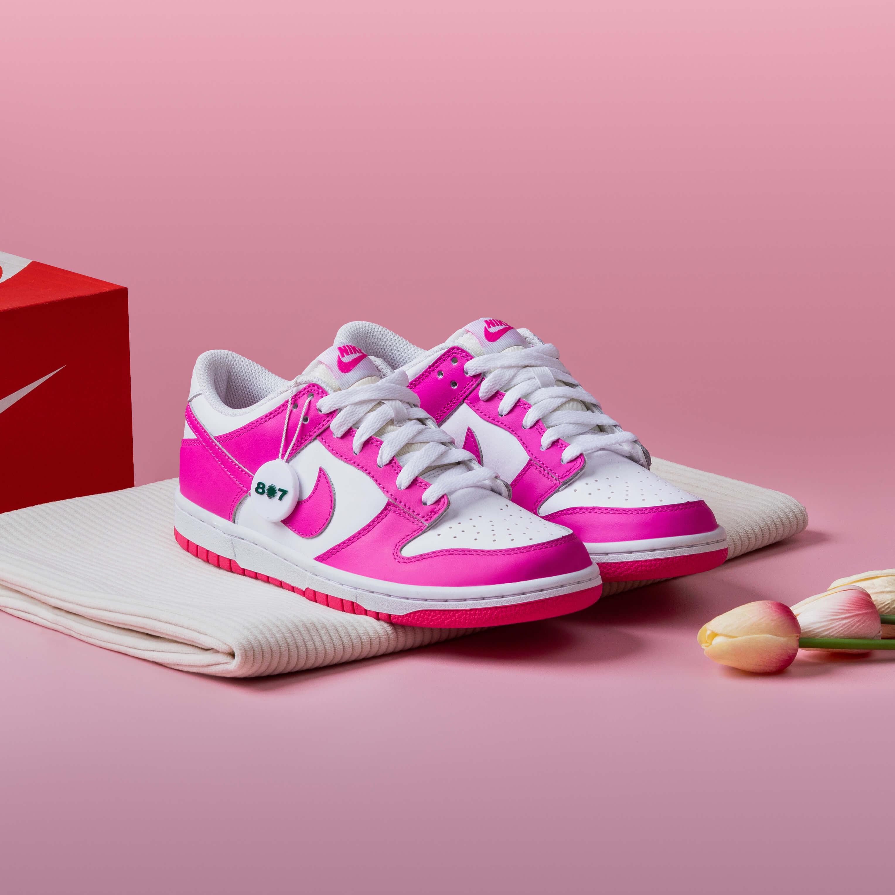Dunk Low Laser Fuchsia Pink GS Women