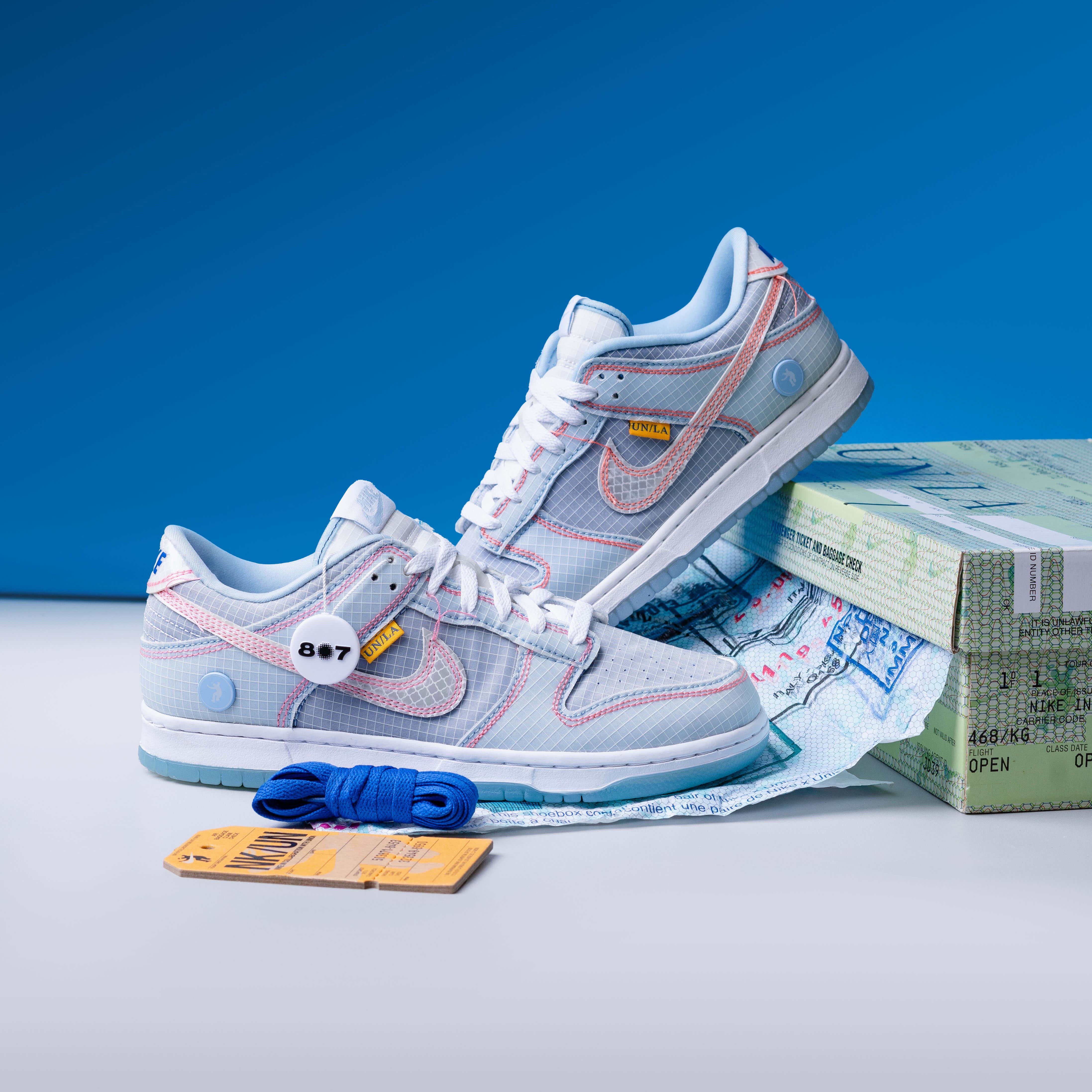 Dunk Low Union LA Passport Pack Argo Blue