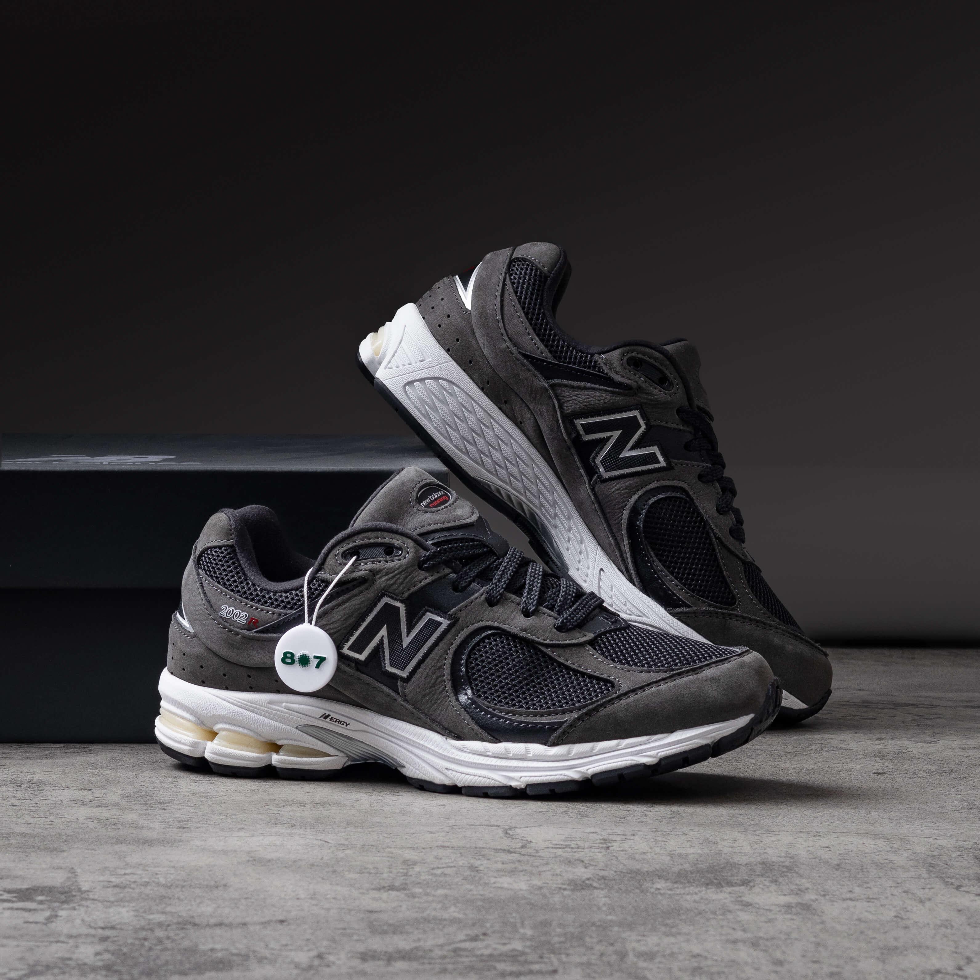 New Balance 2002R Black Grey