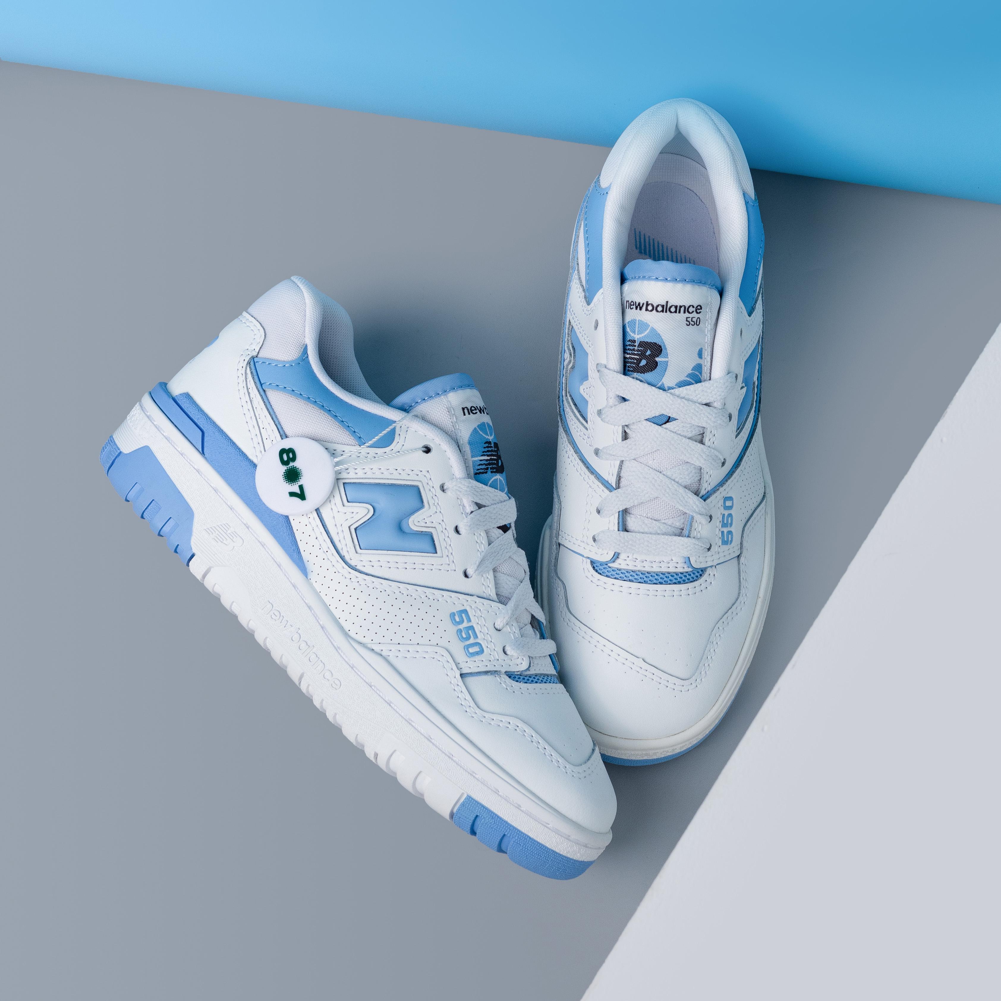 New Balance 550 UNC White Dusk Blue
