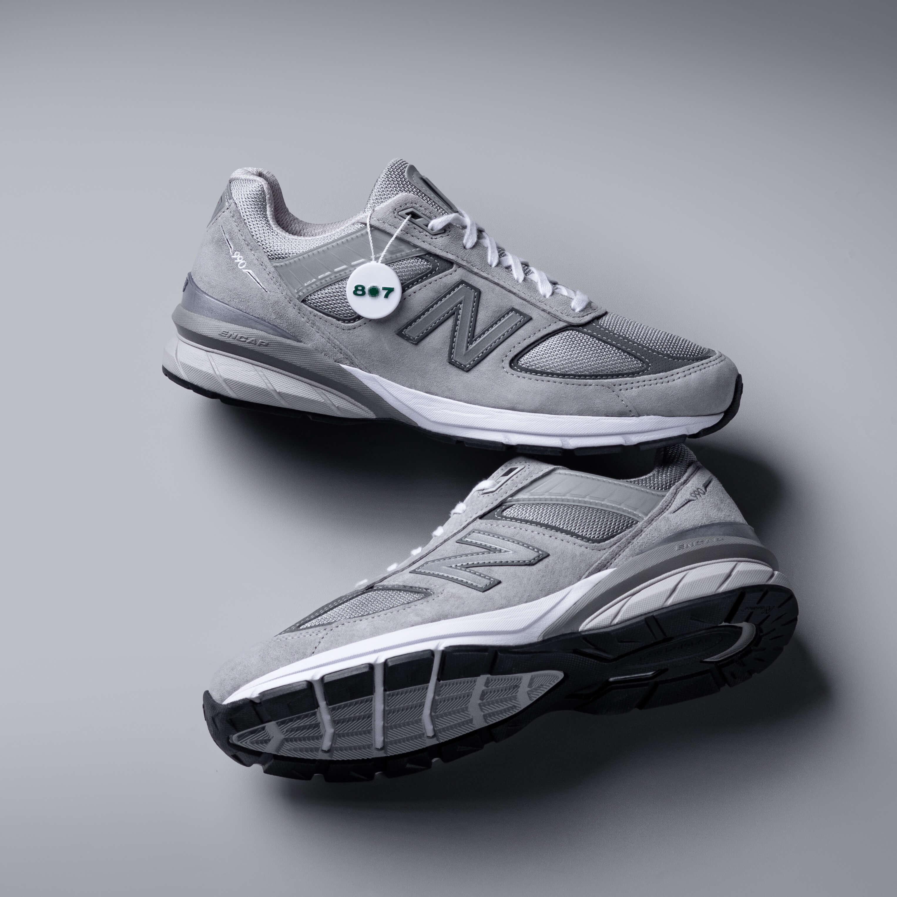 New Balance 990 V5 Made in USA Grey