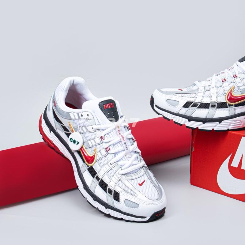 Nike P6000 Platinum Varsity Red