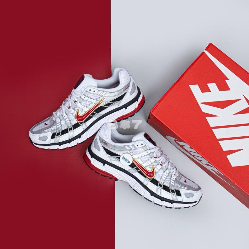 Nike P6000 Platinum Varsity Red