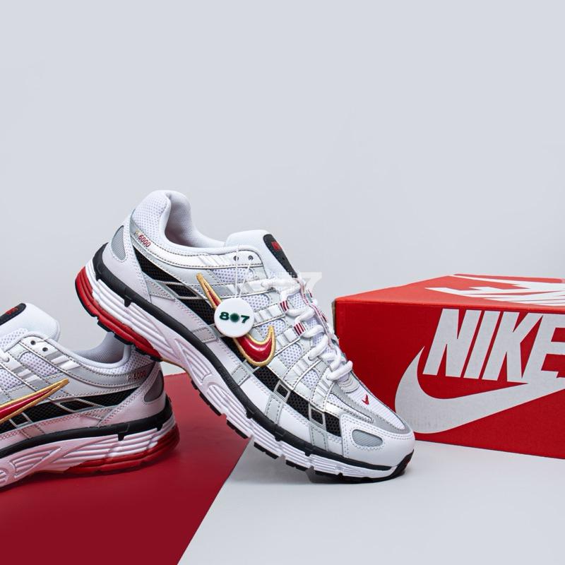 Nike P6000 Platinum Varsity Red