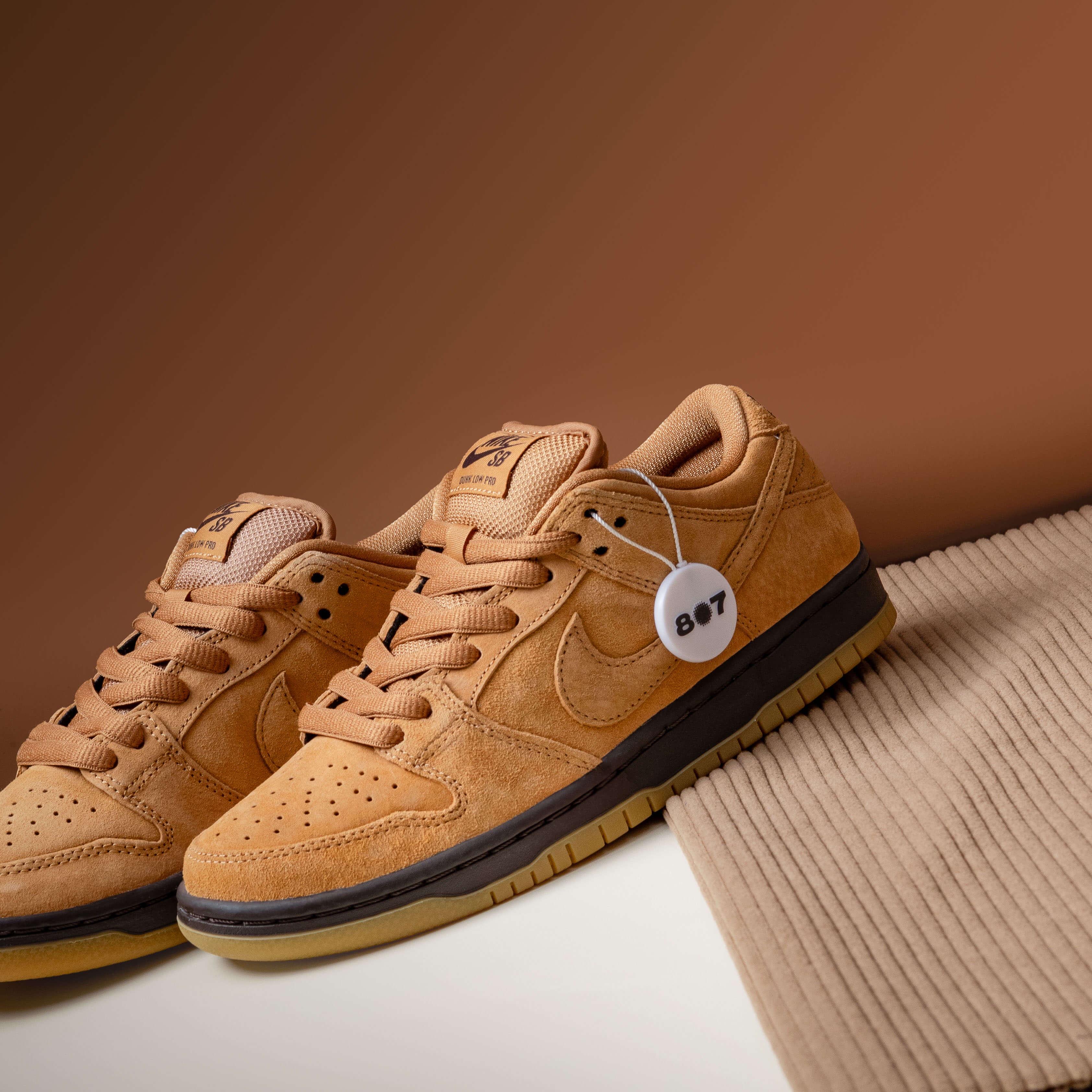 SB Dunk Low Wheat Mocha Brown