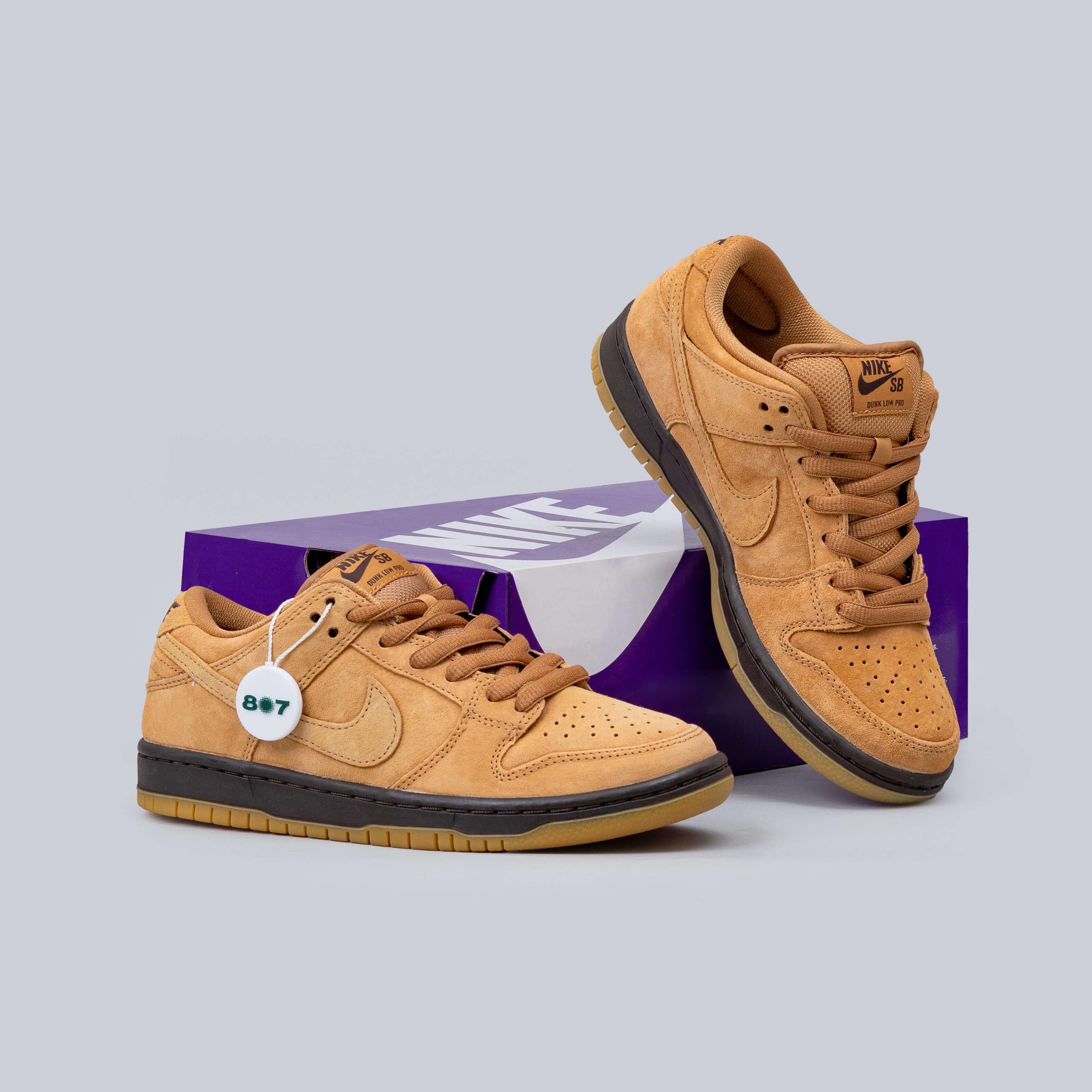SB Dunk Low Wheat Mocha Brown